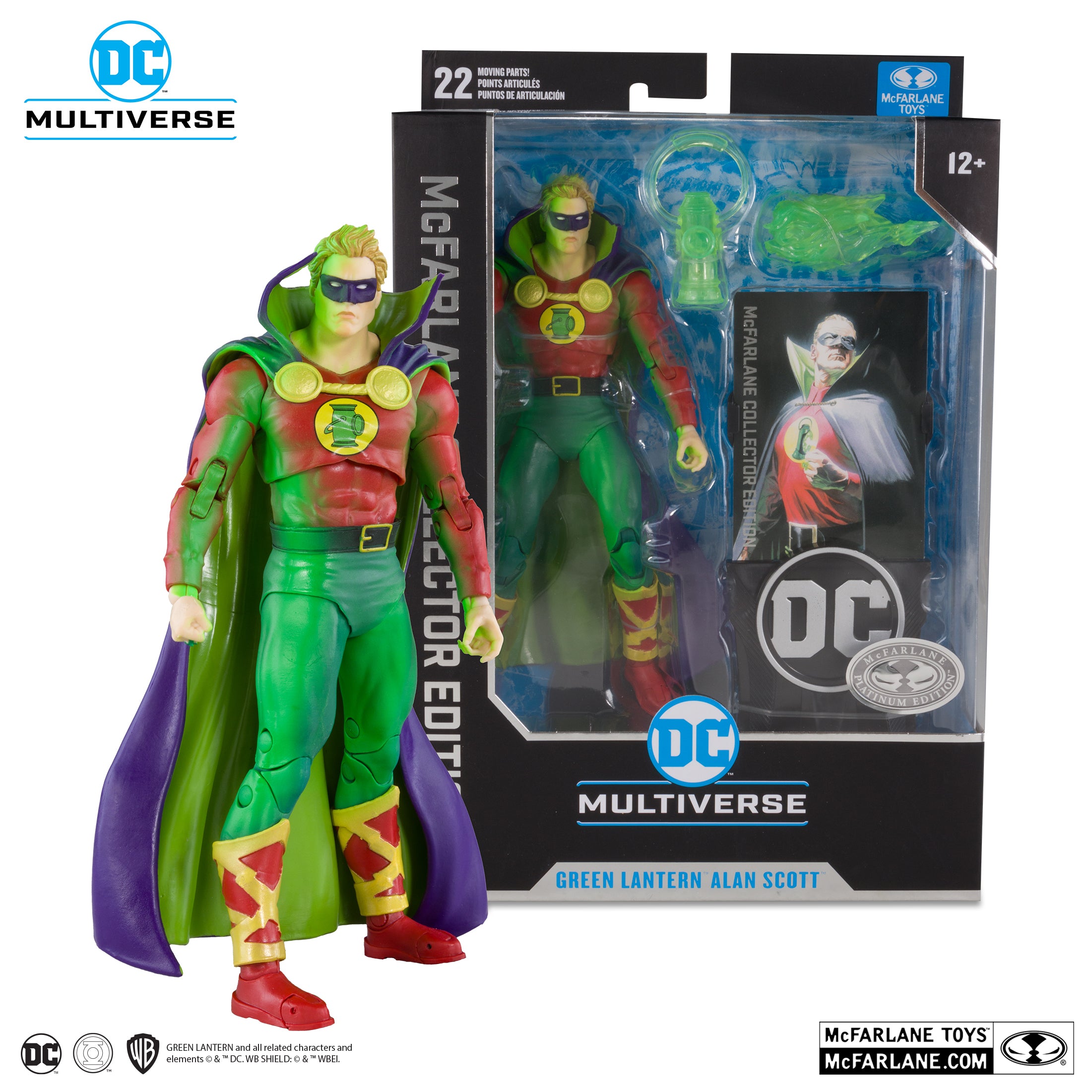 Green Lantern Alan Scott (Day of Vengeance) McFarlane Platinum Edition