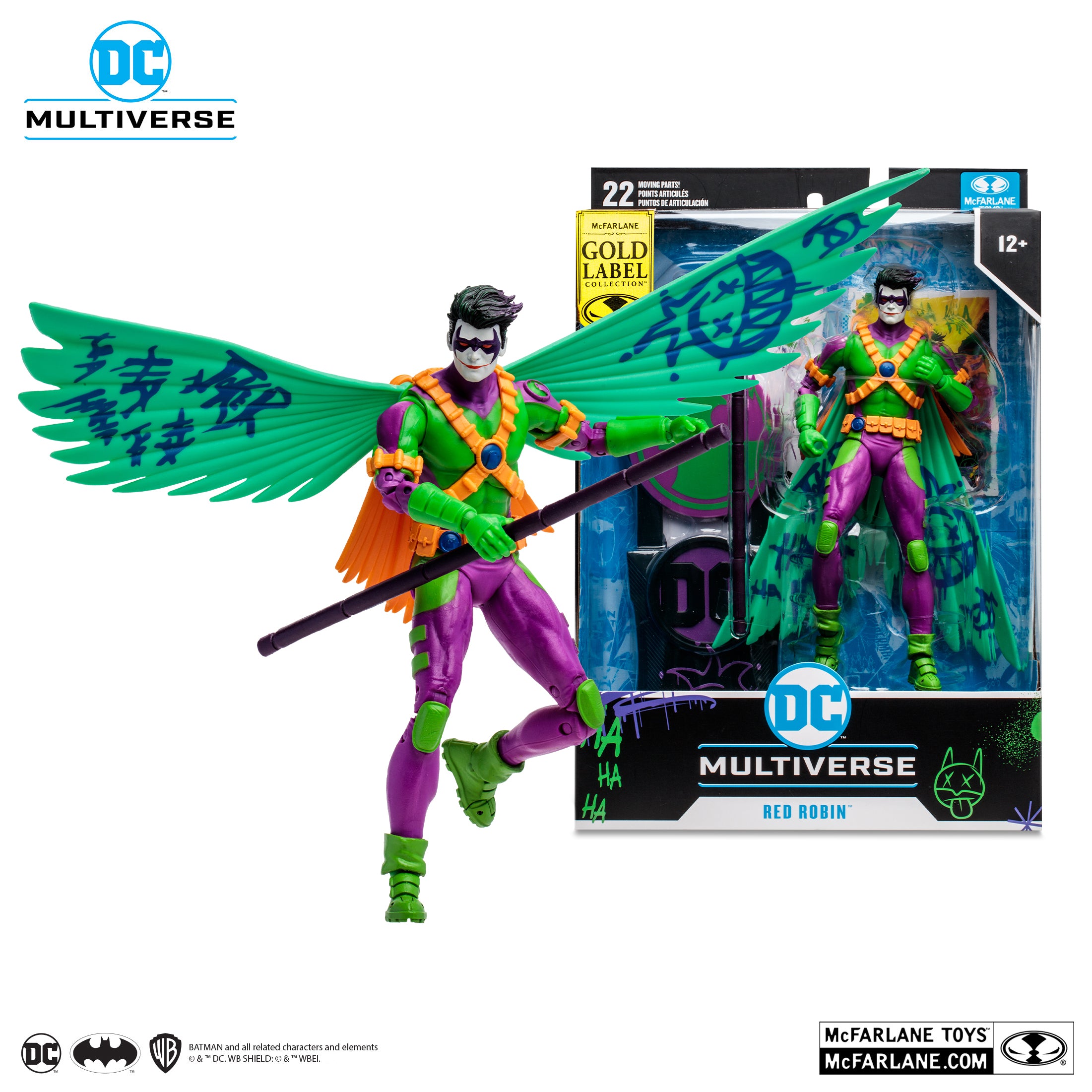 Red Robin (DC New 52) Gold Label Action Figure By McFarlane