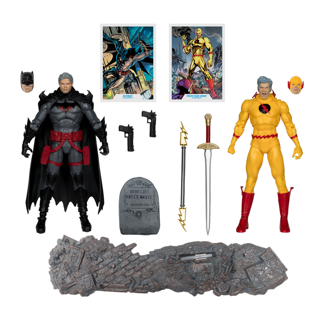 Batman vs Professor Zoom (Flashpoint) 2 Pack Figure