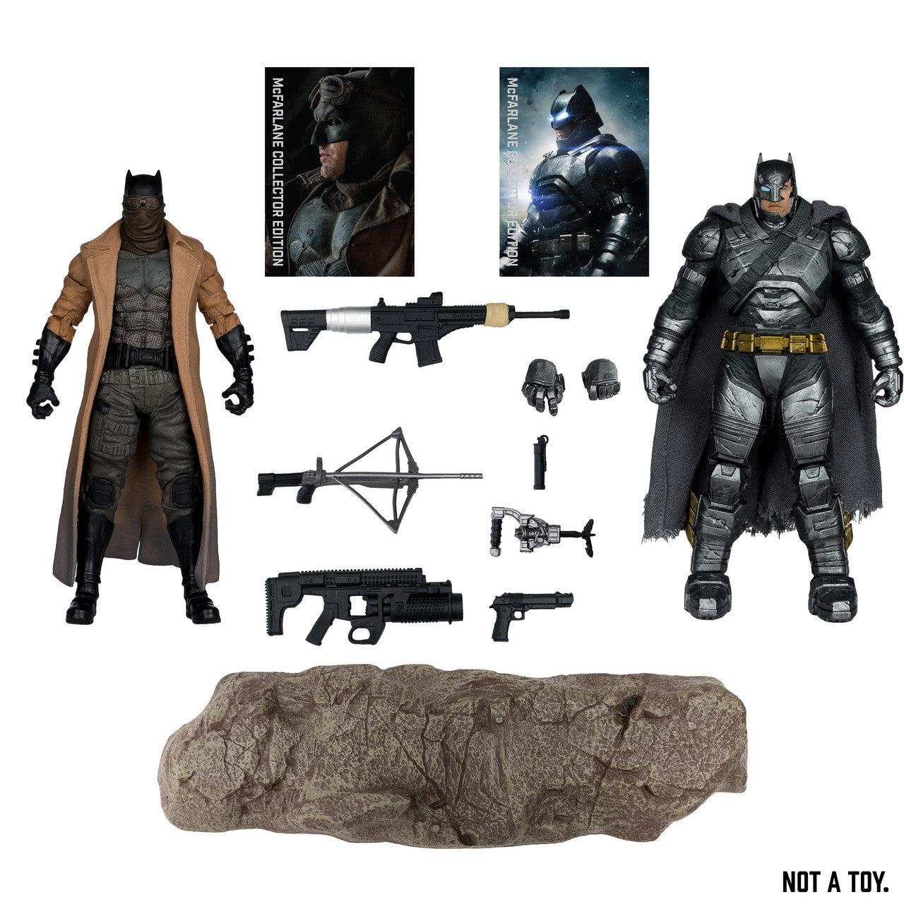 Batman Knightmare & Batman Armor Suit (Batman v Superman: Dawn of Justice) 2 Pack Gold Label Exclusive