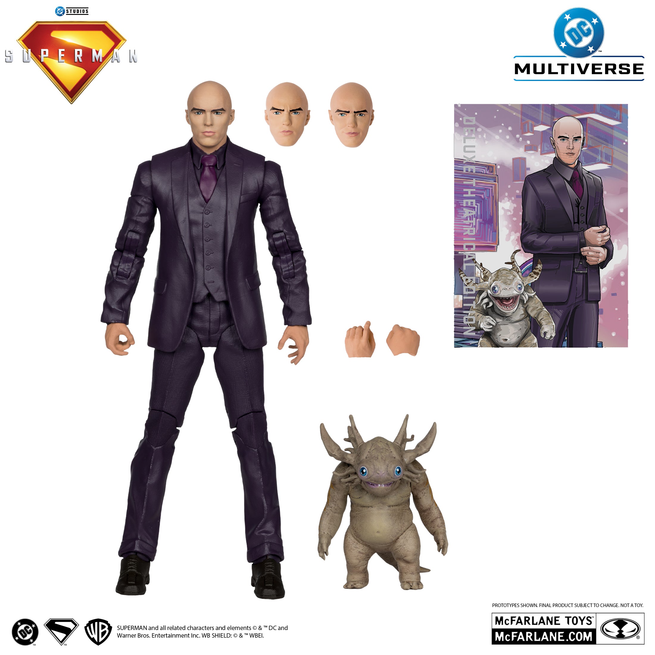 Superman Movie Lex Luthor and Baby Kaiju Deluxe Theatrical Edition Action Figure