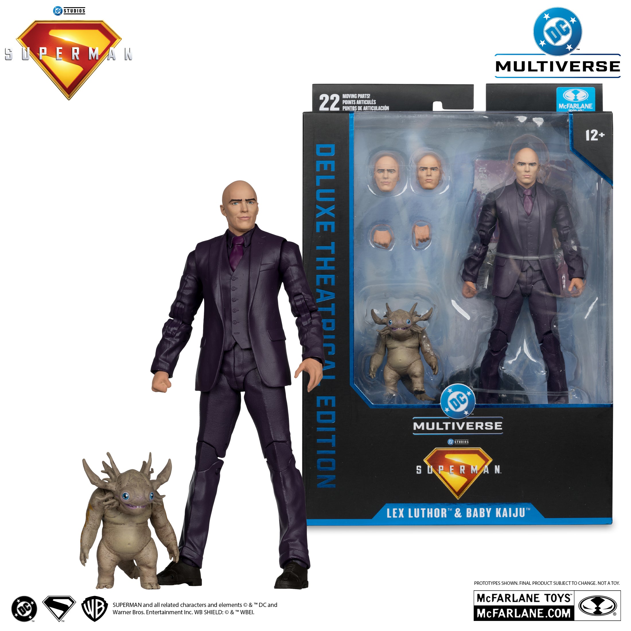 Superman Movie Lex Luthor and Baby Kaiju Deluxe Theatrical Edition Action Figure