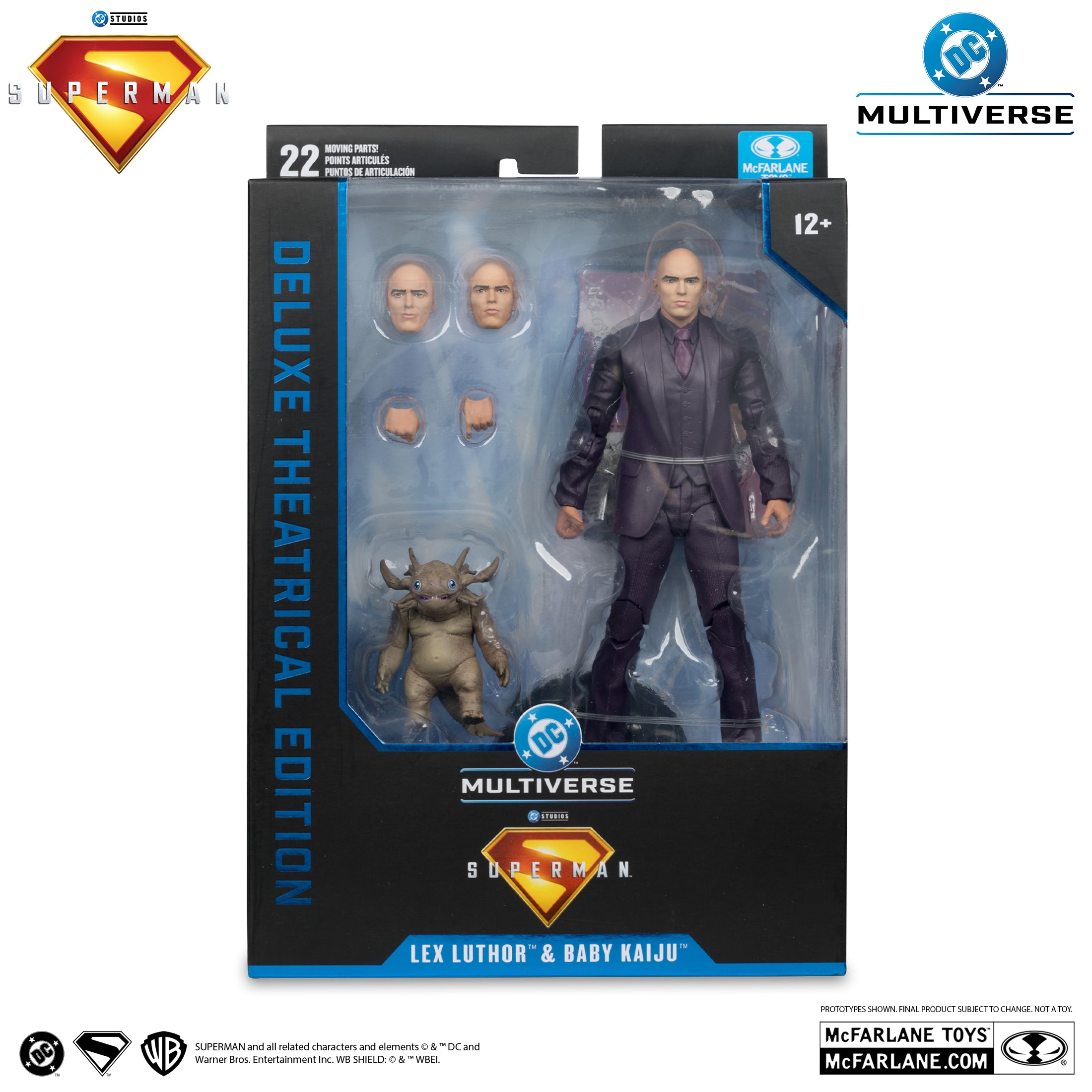 Superman Movie Lex Luthor and Baby Kaiju Deluxe Theatrical Edition Action Figure