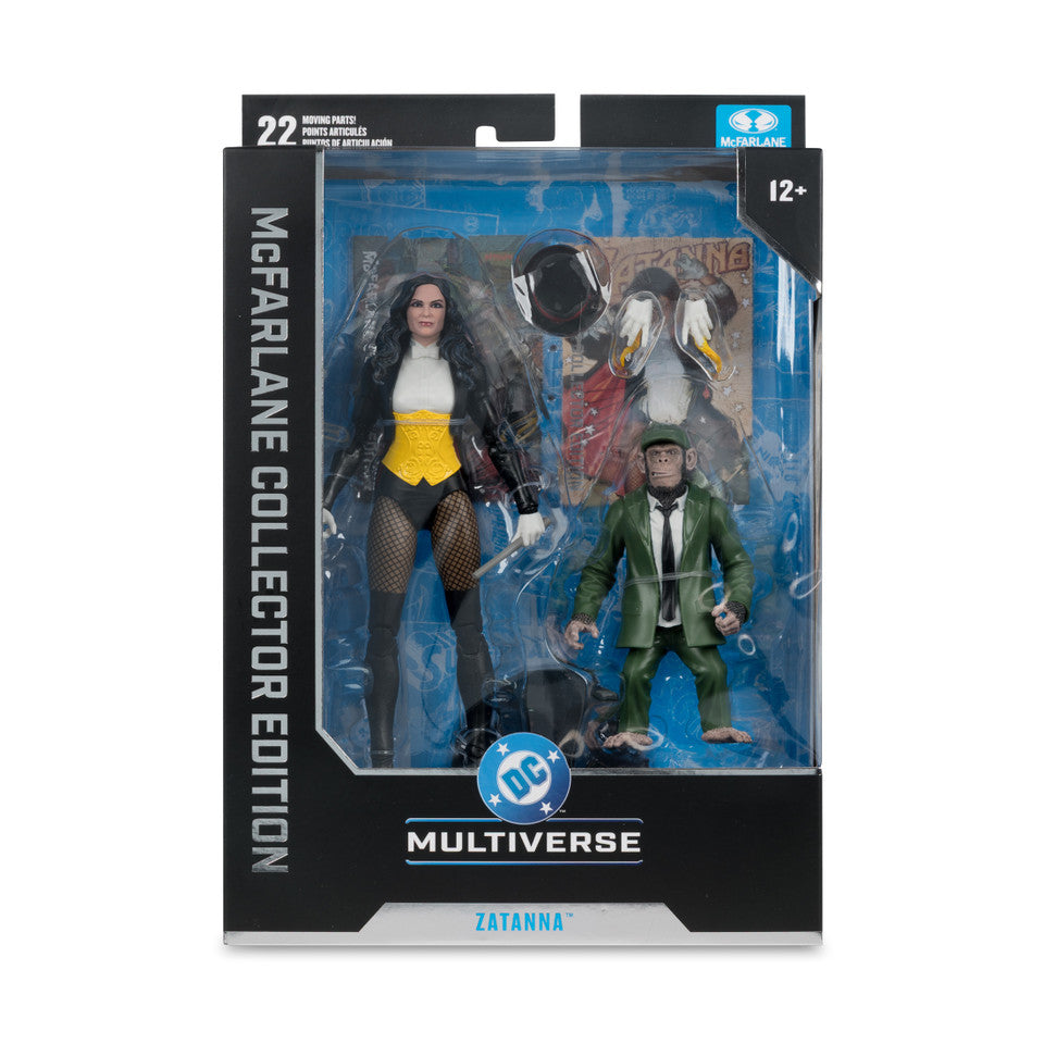 Zatanna w/Detective Chimp (DC Classic) McFarlane Collector Edition Action Figure
