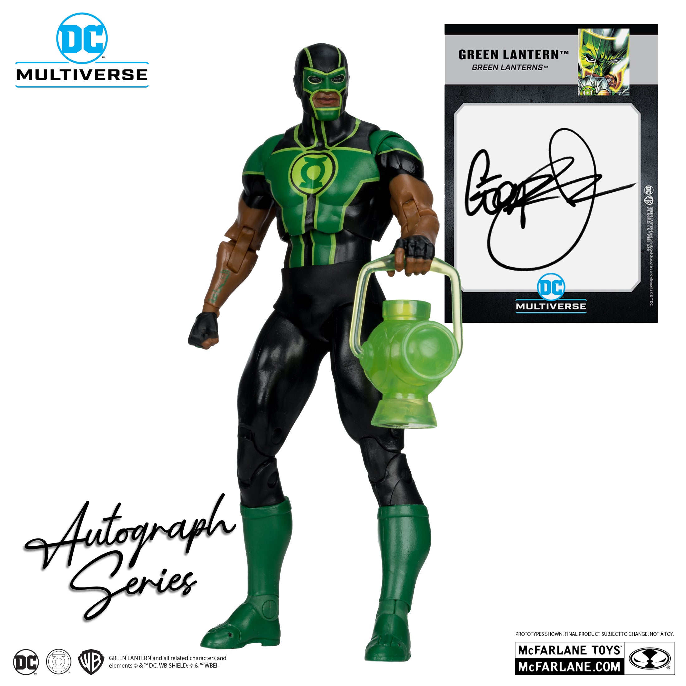 Green Lantern (Simon Baz) Autograph Series Gold Label McFarlane Collector Edition