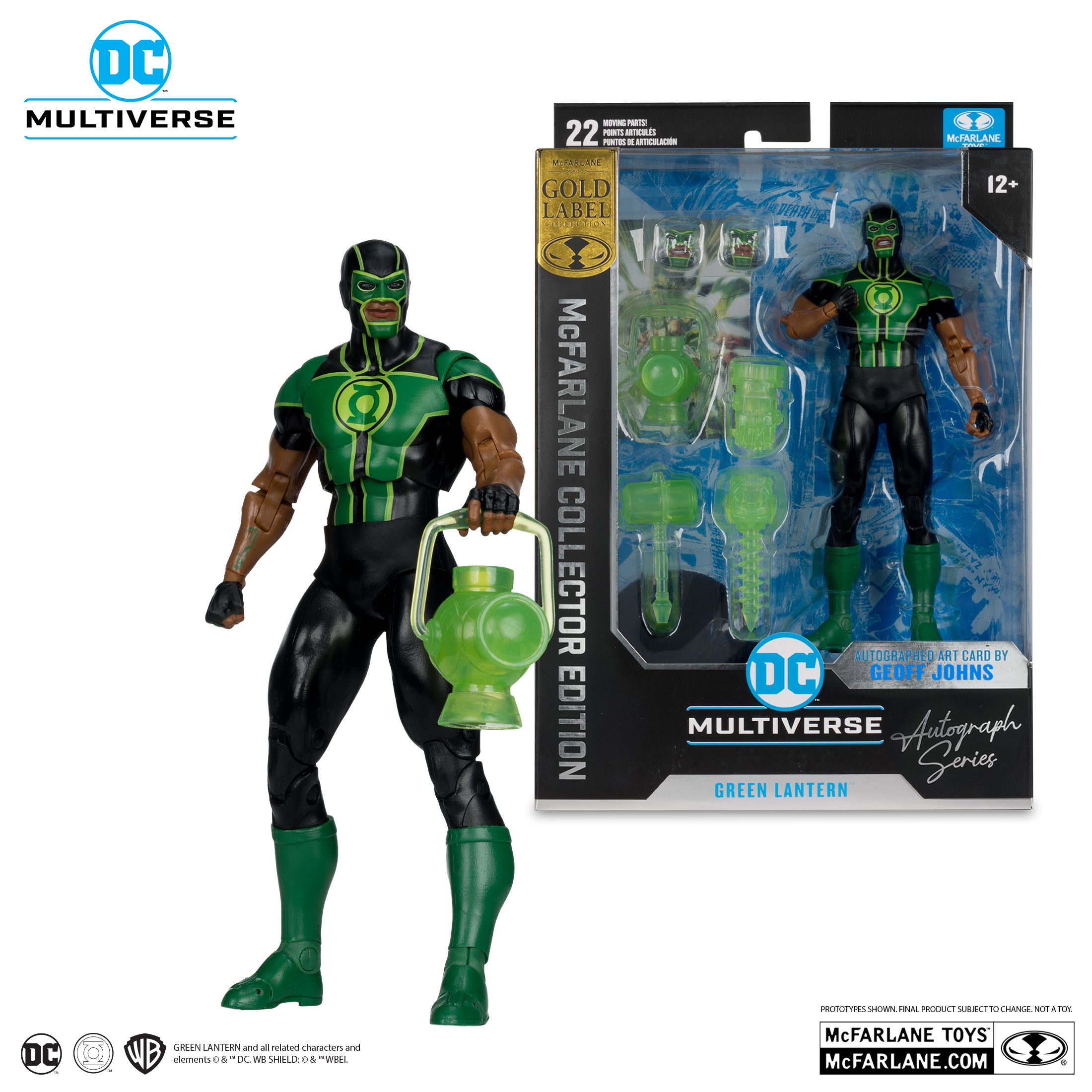 Green Lantern (Simon Baz) Autograph Series Gold Label McFarlane Collector Edition
