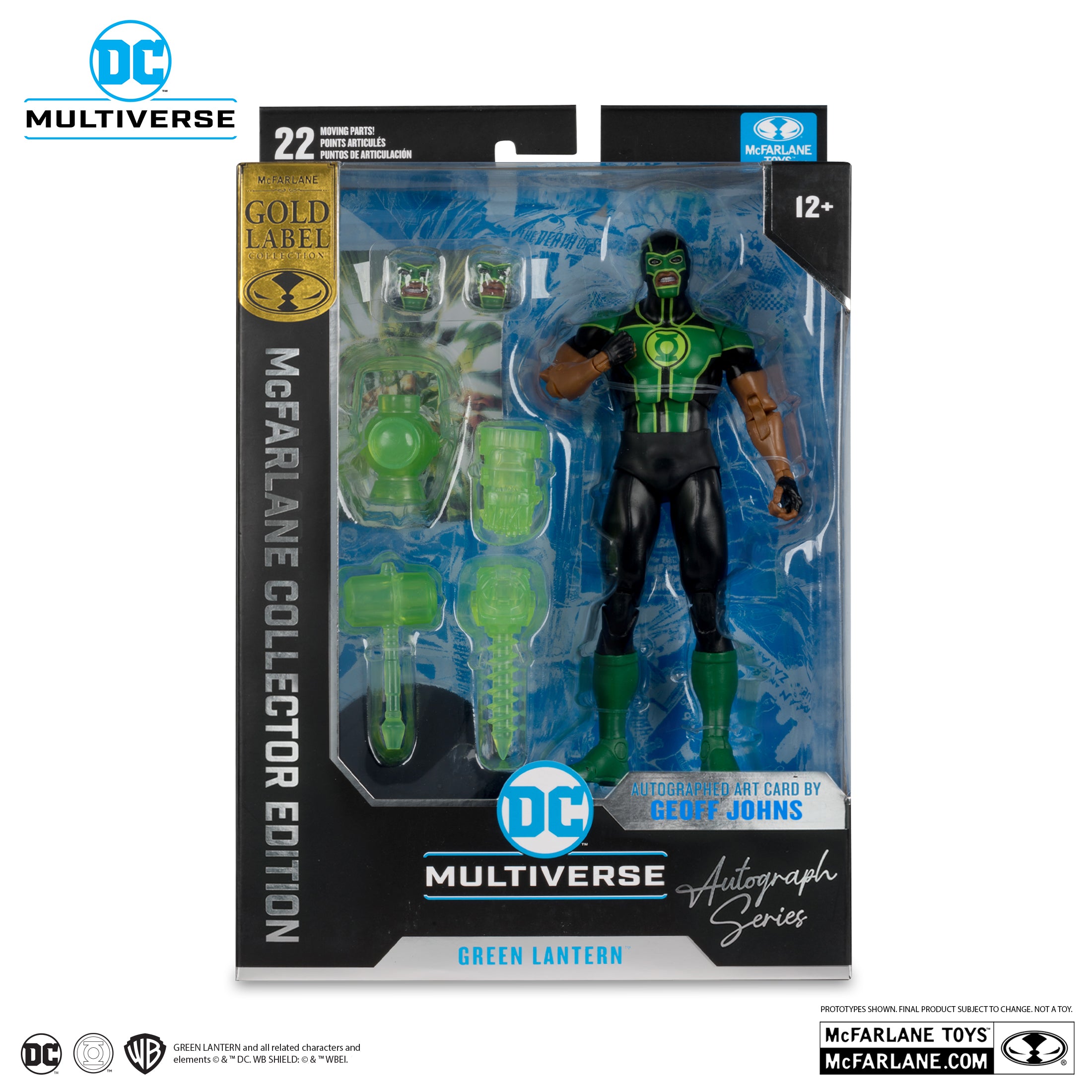 Green Lantern (Simon Baz) Autograph Series Gold Label McFarlane Collector Edition