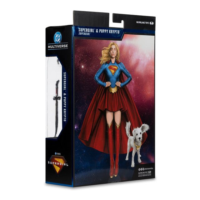 Supergirl Movie Supergirl and Baby Krypto Deluxe Theatrical Edition Action Figure