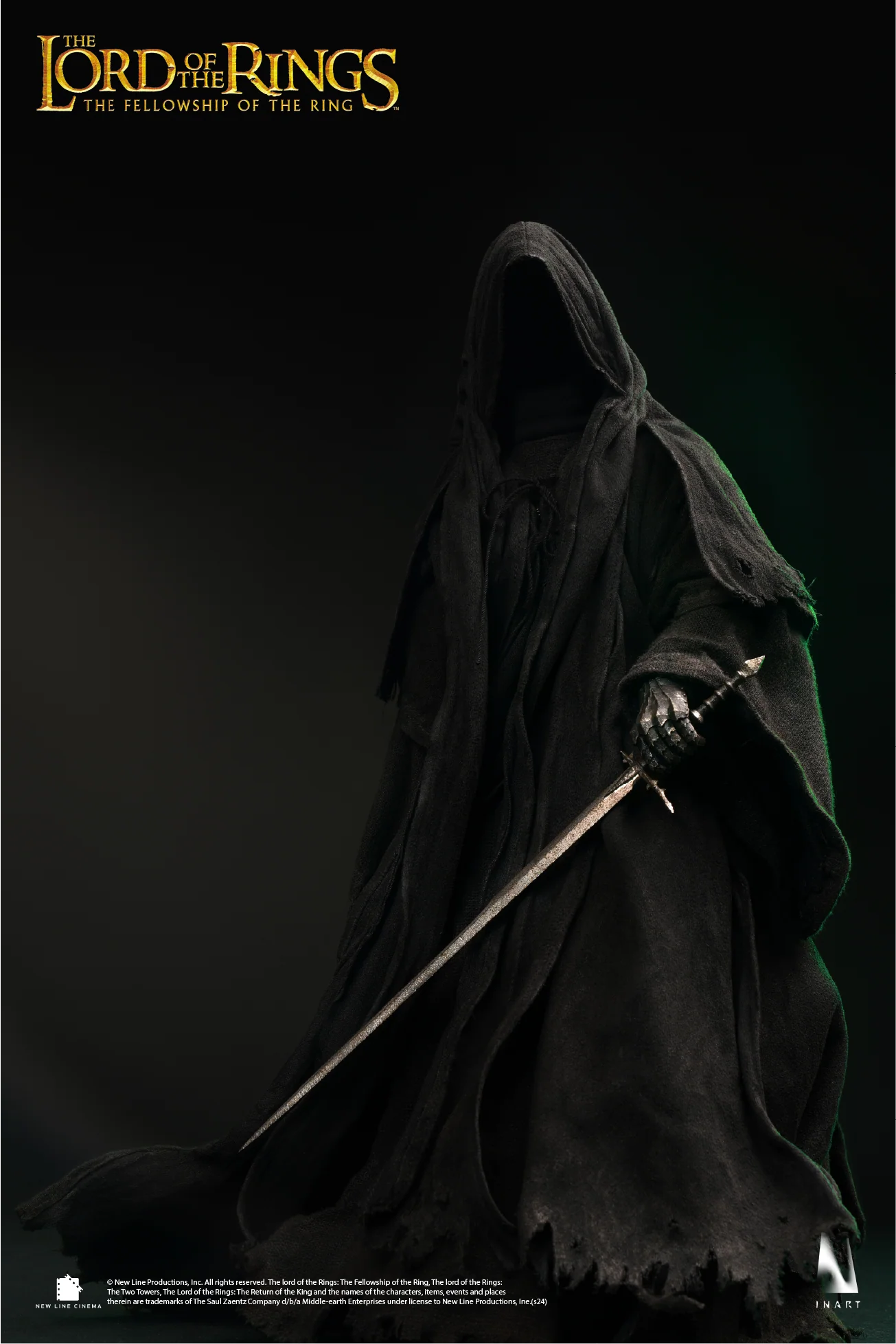 Nazgûl (Ringwraith) Sixth Scale Deluxe Version with Horse Figure