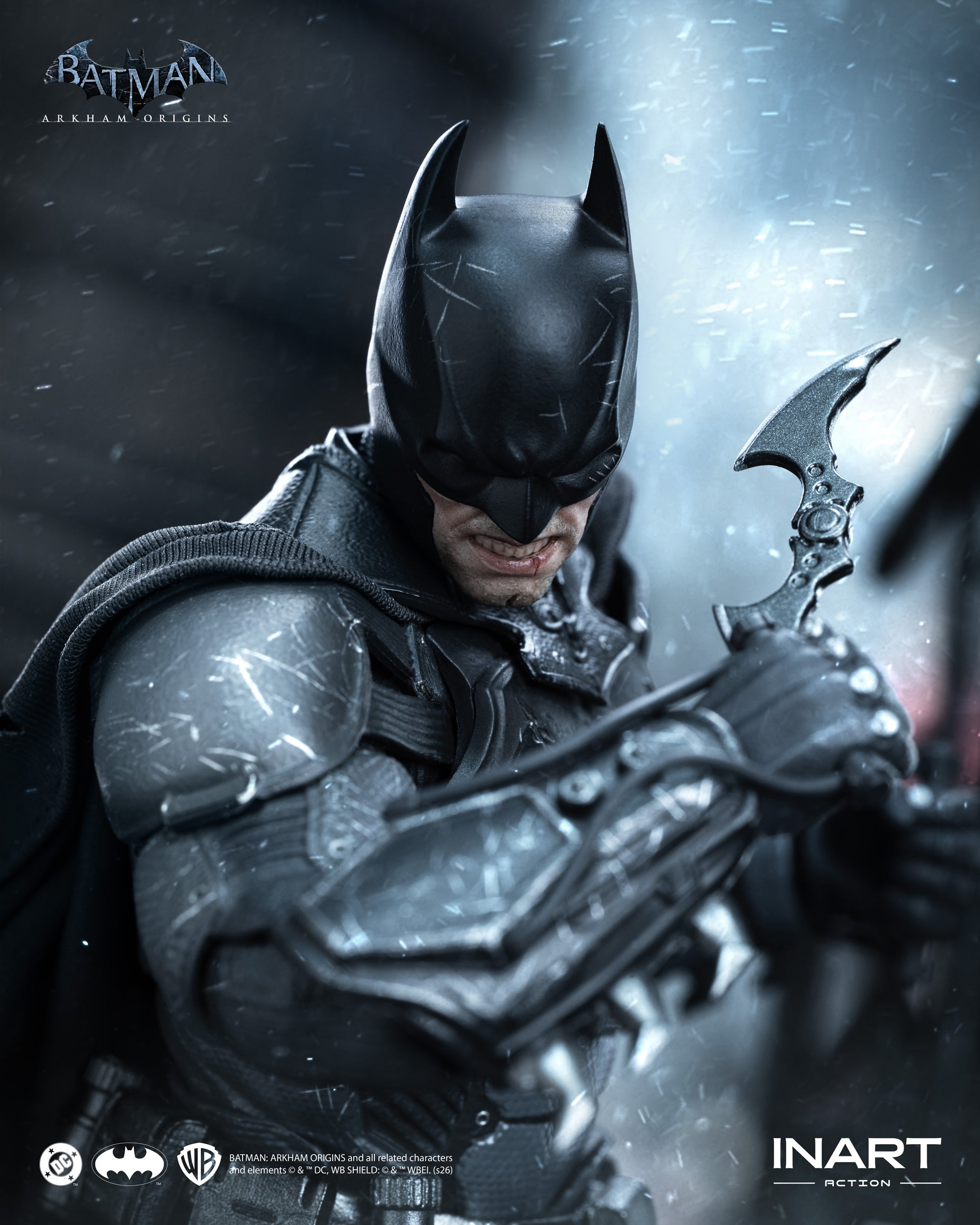 [Pre-order Deposit] INART Action – Batman: Arkham Origins – Batman (Battle Damaged Version) Action Figure