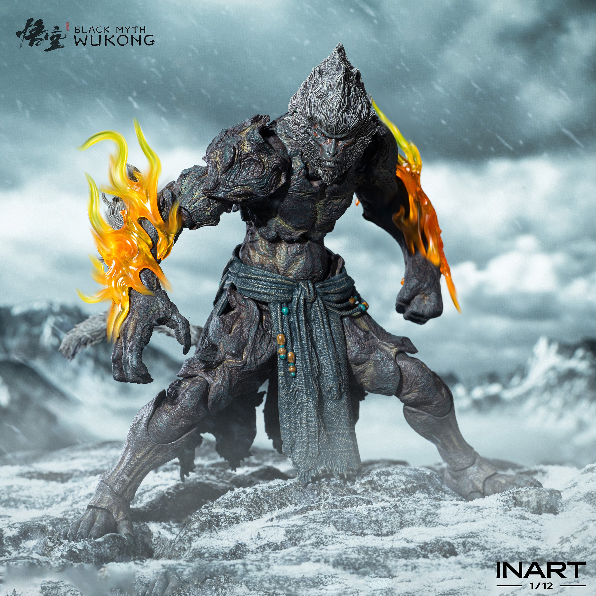 INART Black Myth Wukong Stone Monkey 1/12 Action Figure