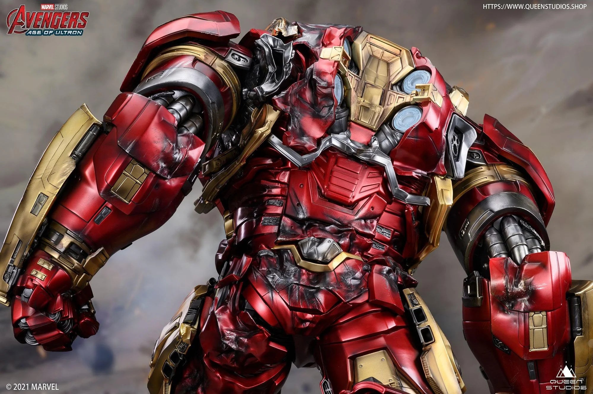 Queen Studios Iron Man Hulkbuster Mark 44 1/4 Scale Statue