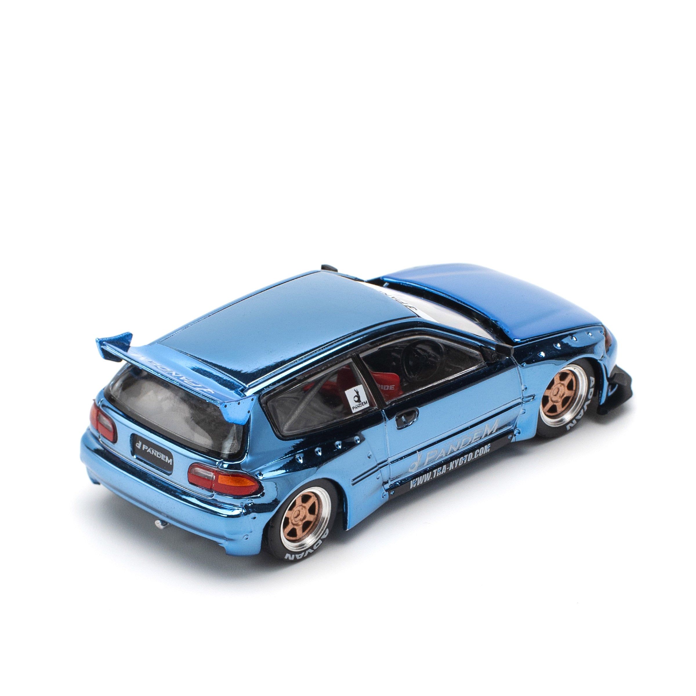 PANDEM CIVIC EG6 - BLUE CHROME PR640206 by Pop Race