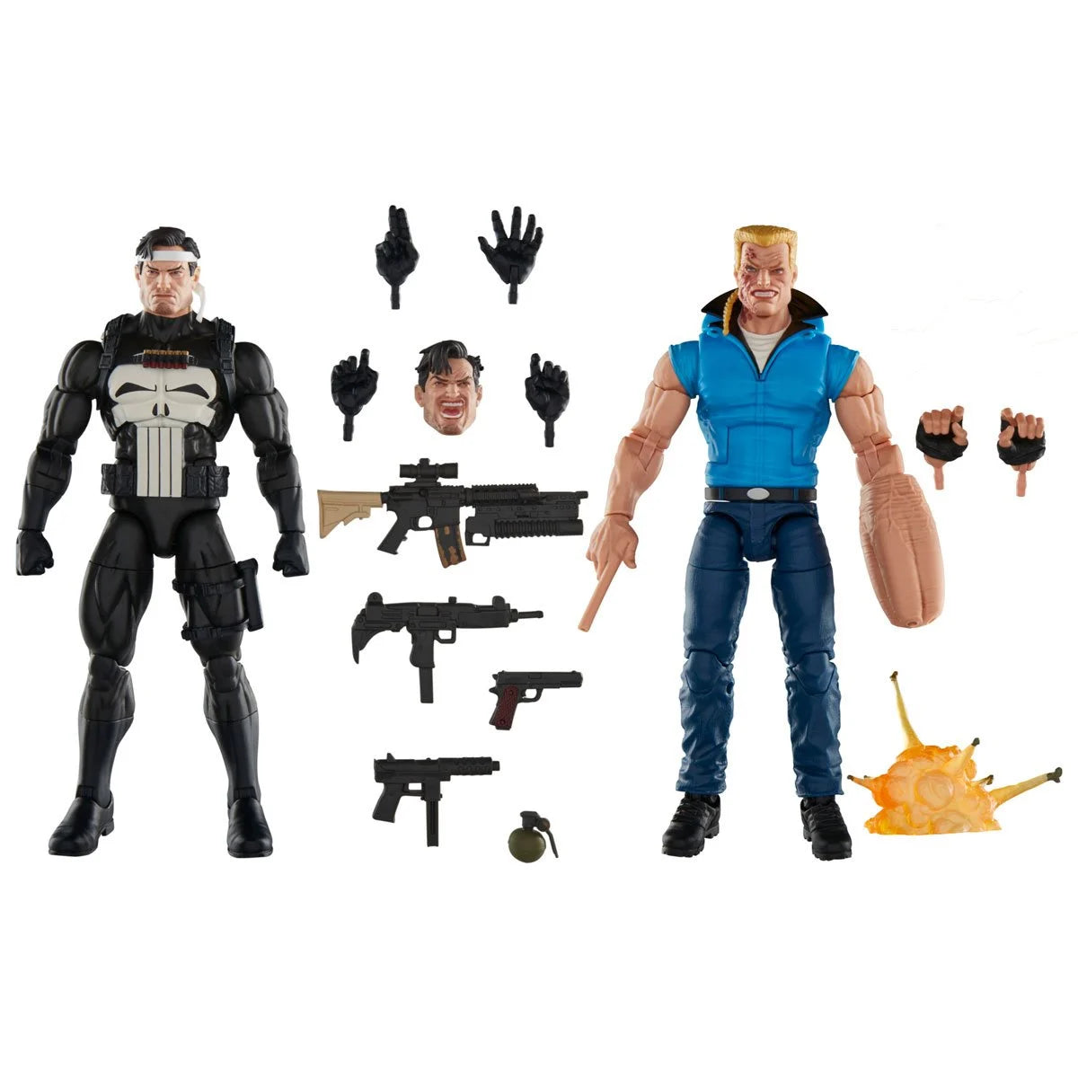 Marvel Legends Punisher and Bushwacker Action Figures