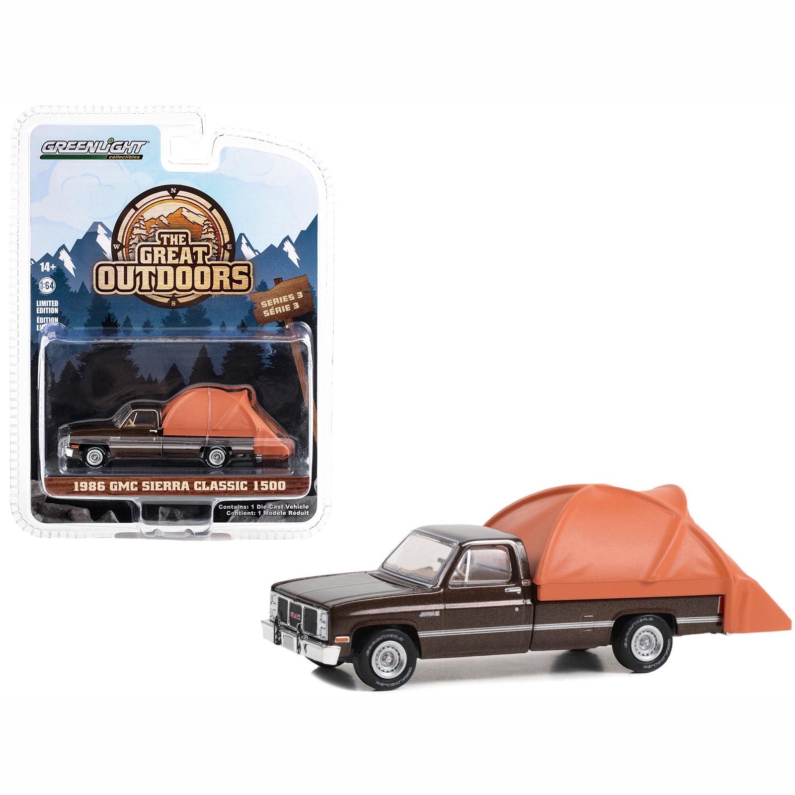 1986 GMC Sierra Classic 1500 The Great Outdoors Series 3 Collection by Greenlight