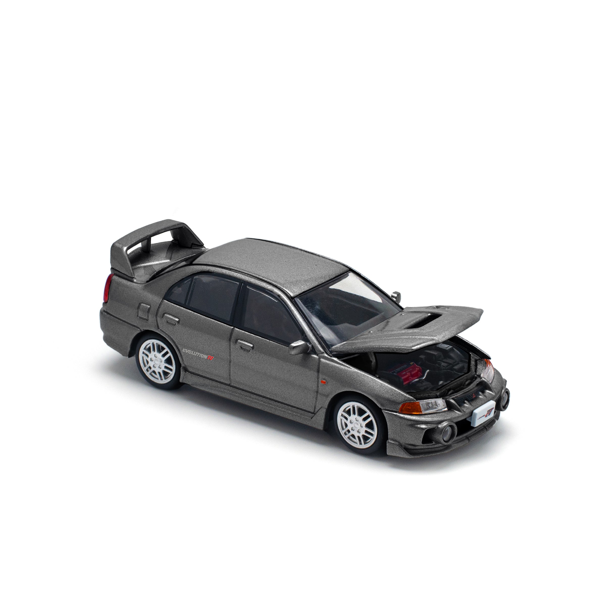 Mitsubishi Lancer EVO IV Dark Grey PR640327 by Pop Race
