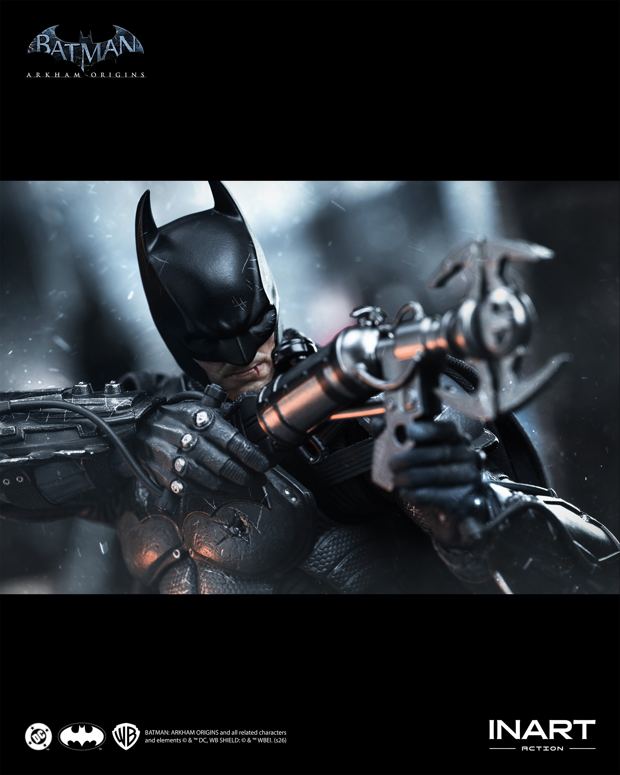 [Pre-order Deposit] INART Action – Batman: Arkham Origins – Batman (Battle Damaged Version) Action Figure