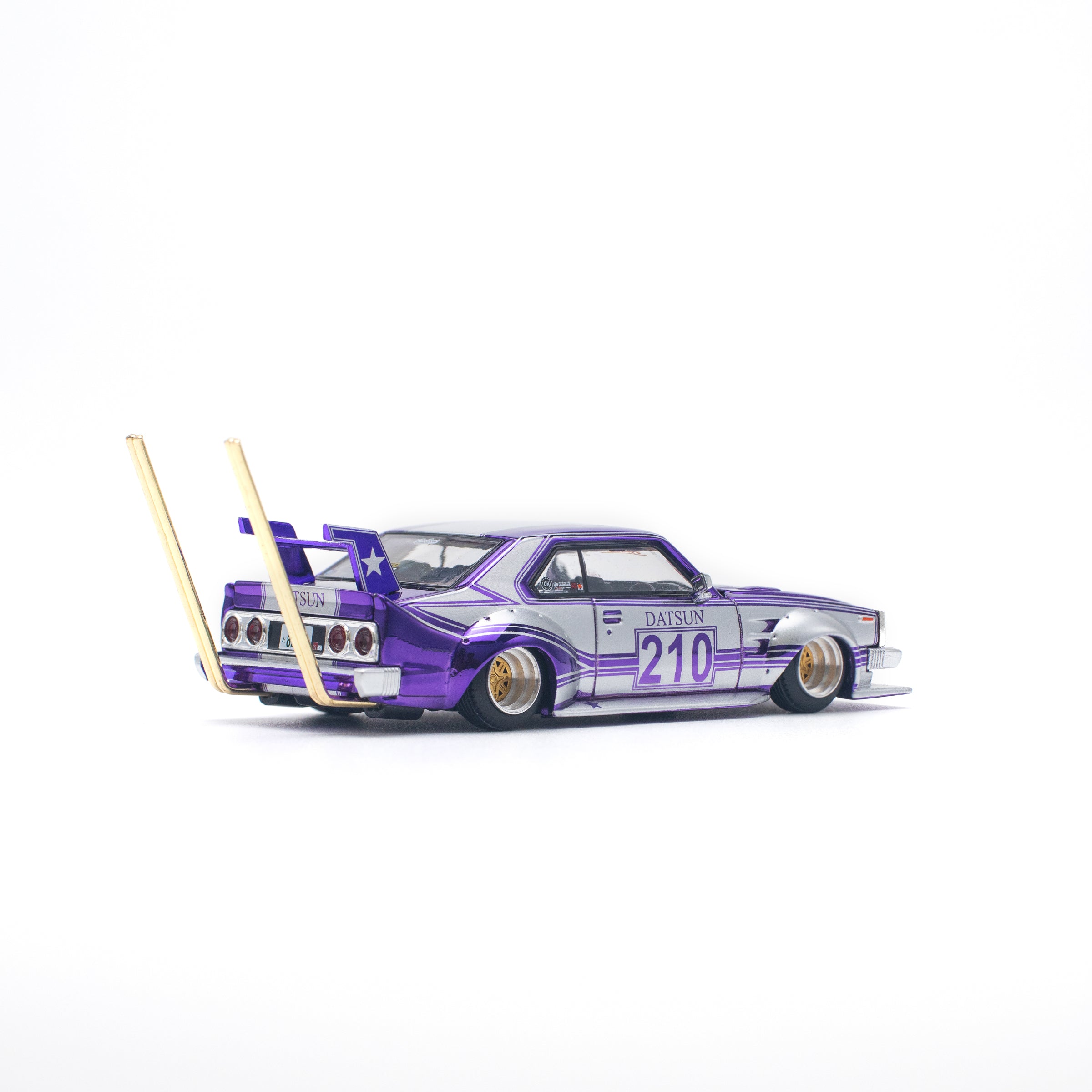 Skyline C210 Kaido Racer Bosozuko Style Purple PR640107 by Pop Race
