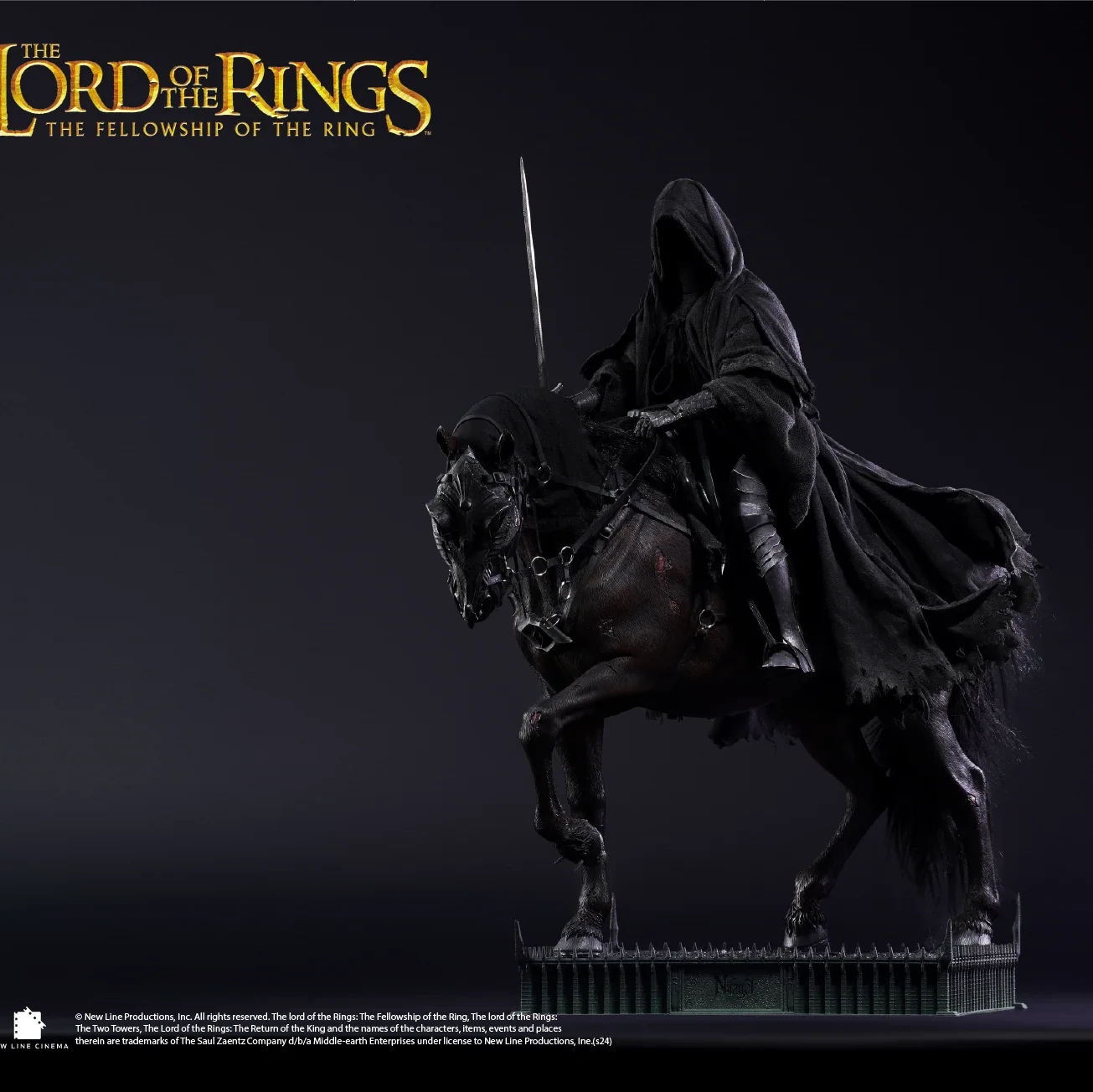 Nazgûl (Ringwraith) Sixth Scale Deluxe Version with Horse Figure