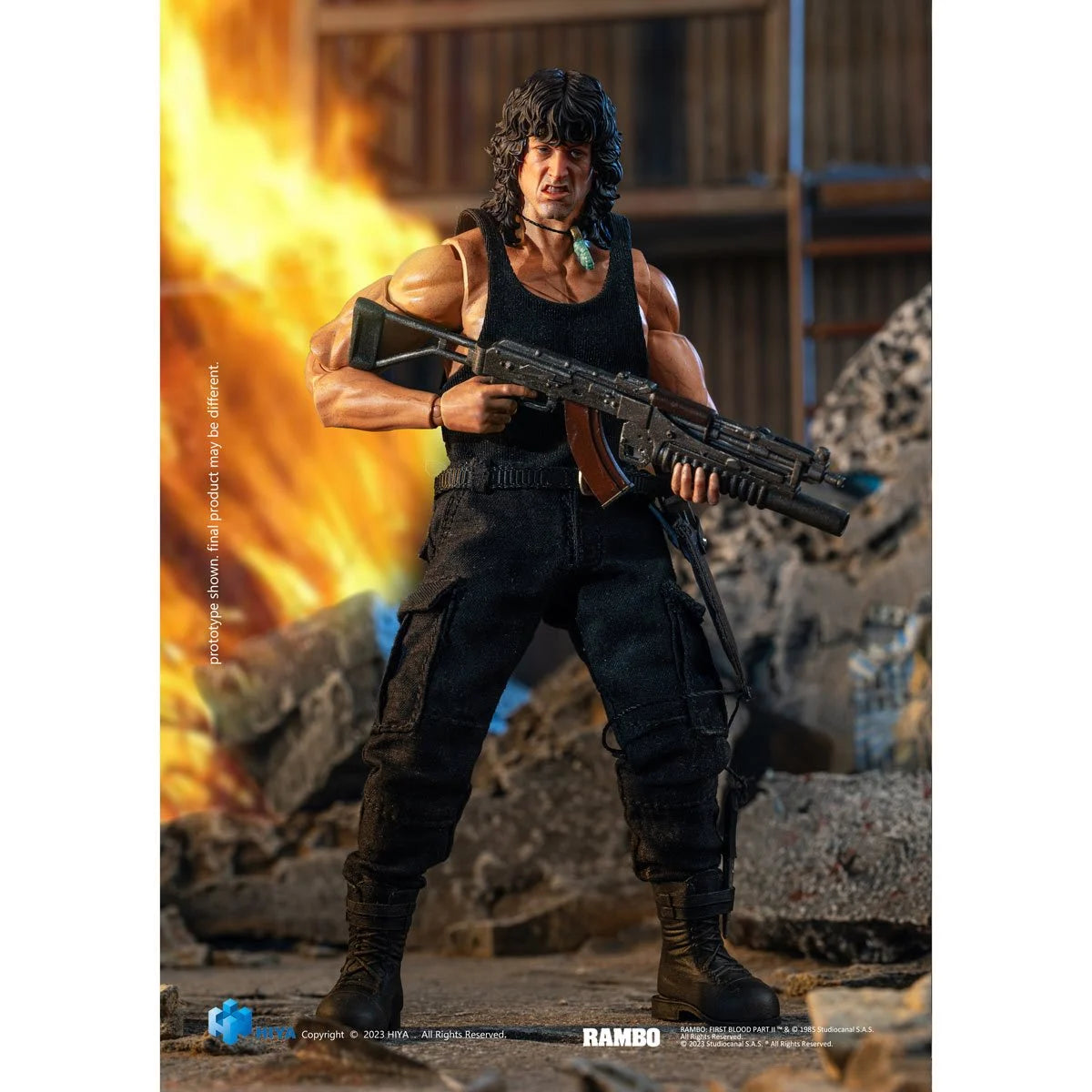 Rambo III Exquisite Super Series John Rambo 1/12 Scale Action Figure