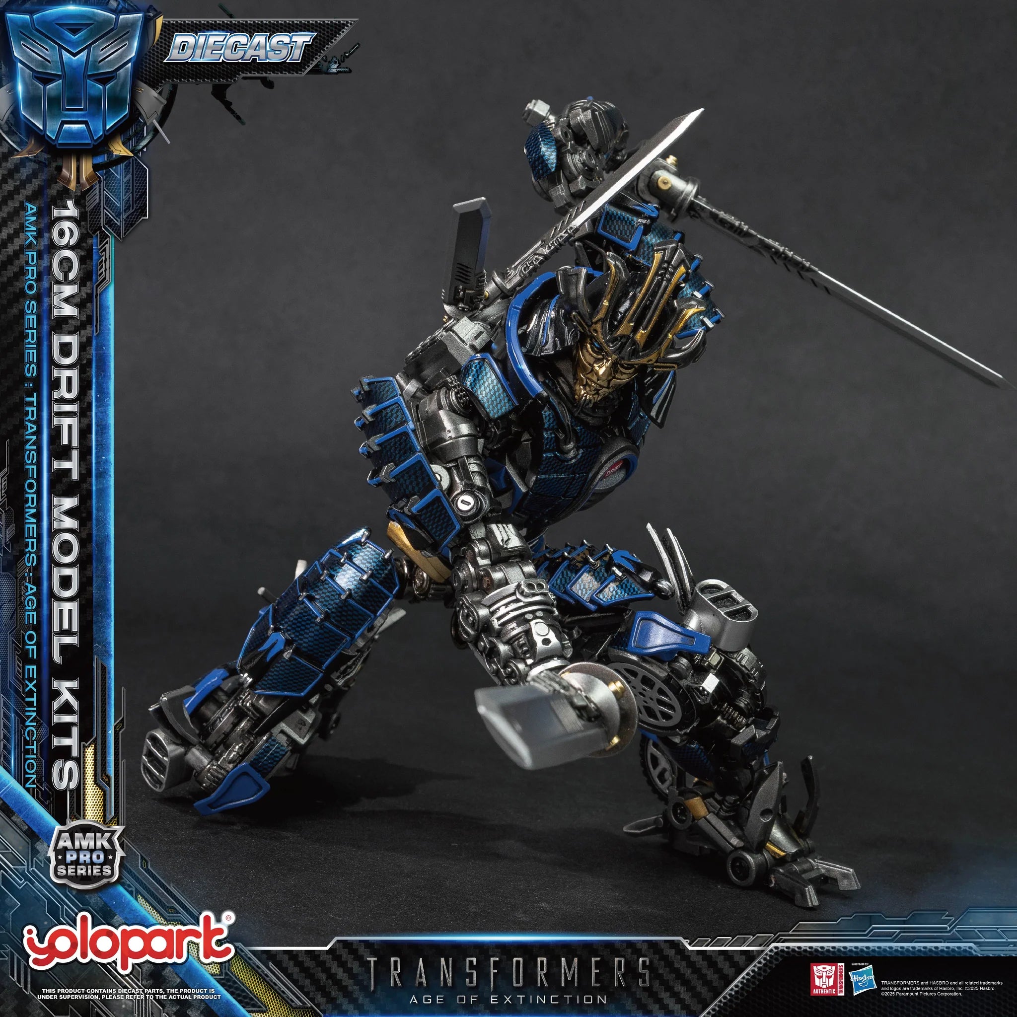 Transformers Age of Extinction Drift Model Kit AMK PRO Series By Yolopark