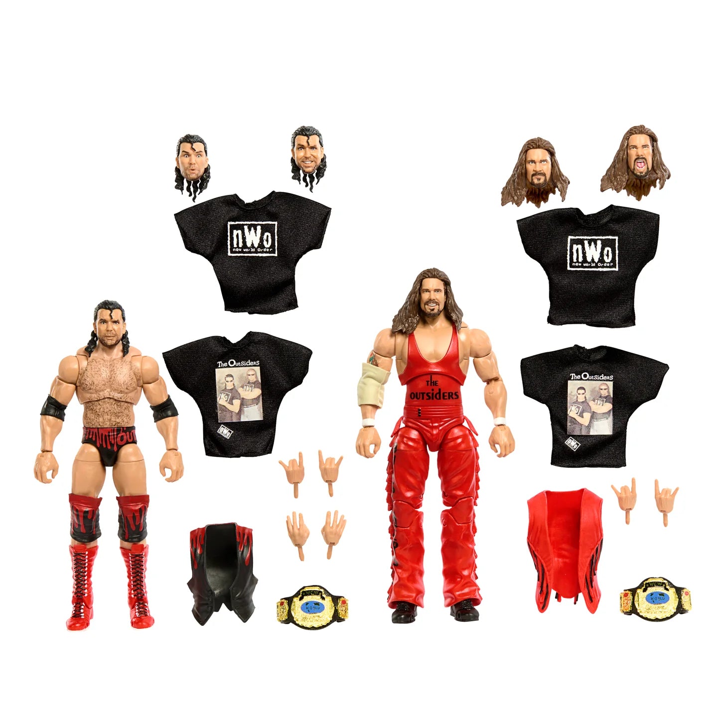 WWE Mattel Ultimate Edition Tag Team The Outsiders: Scott Hall & Kevin Nash