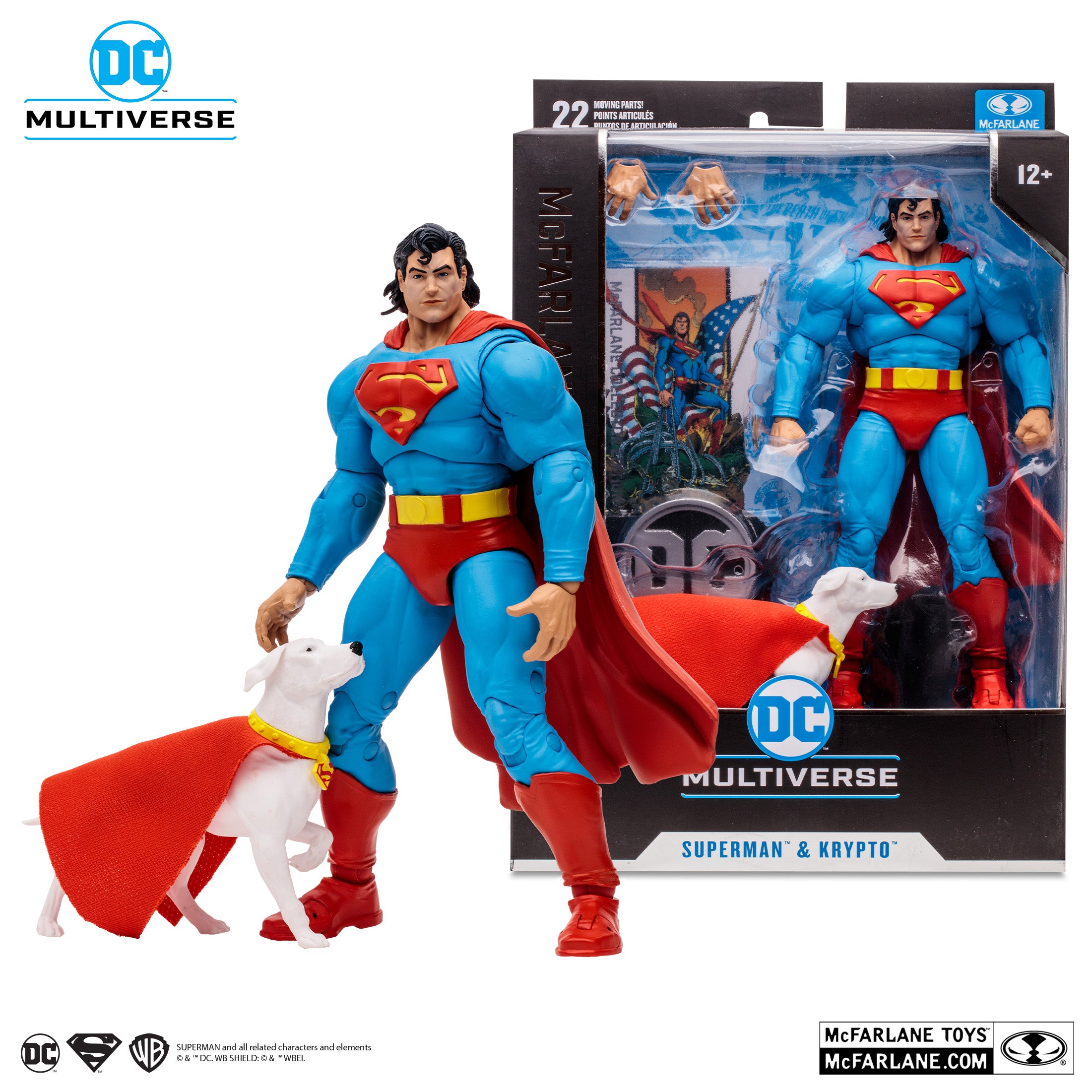 Superman & Krypto (Return of Superman) McFarlane Collector Edition