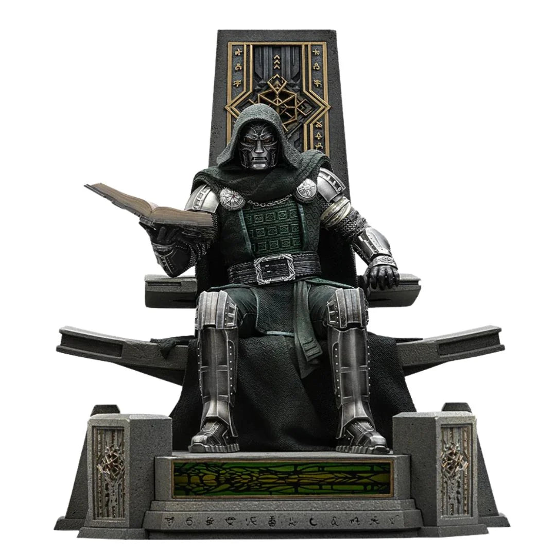 Doomsday Doctor Doom On Throne Statue By Iron Studios