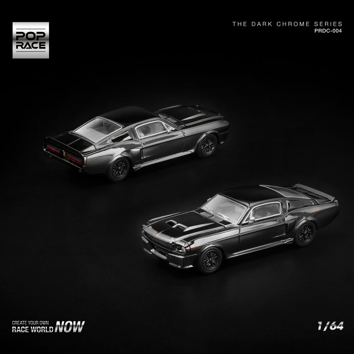 SHELBY MUSTANG GT500 DARK CHROME PRDC004 by Pop Race