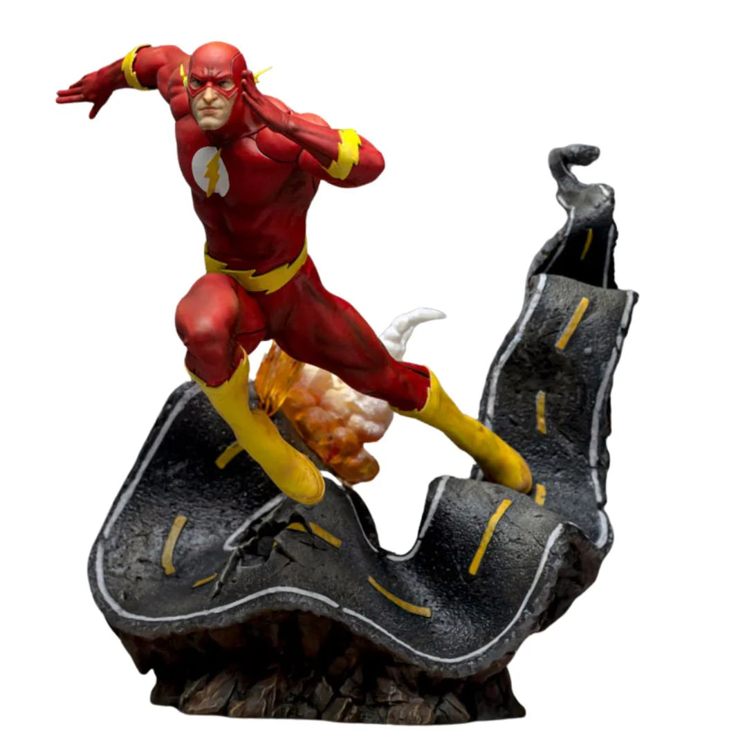 Flash Art Statue By Iron Studios