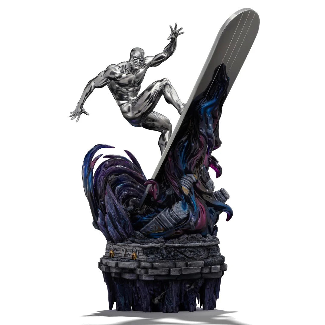 Statue Silver Surfer Deluxe Infinity Gauntlet Diorama BDS by Iron Studios