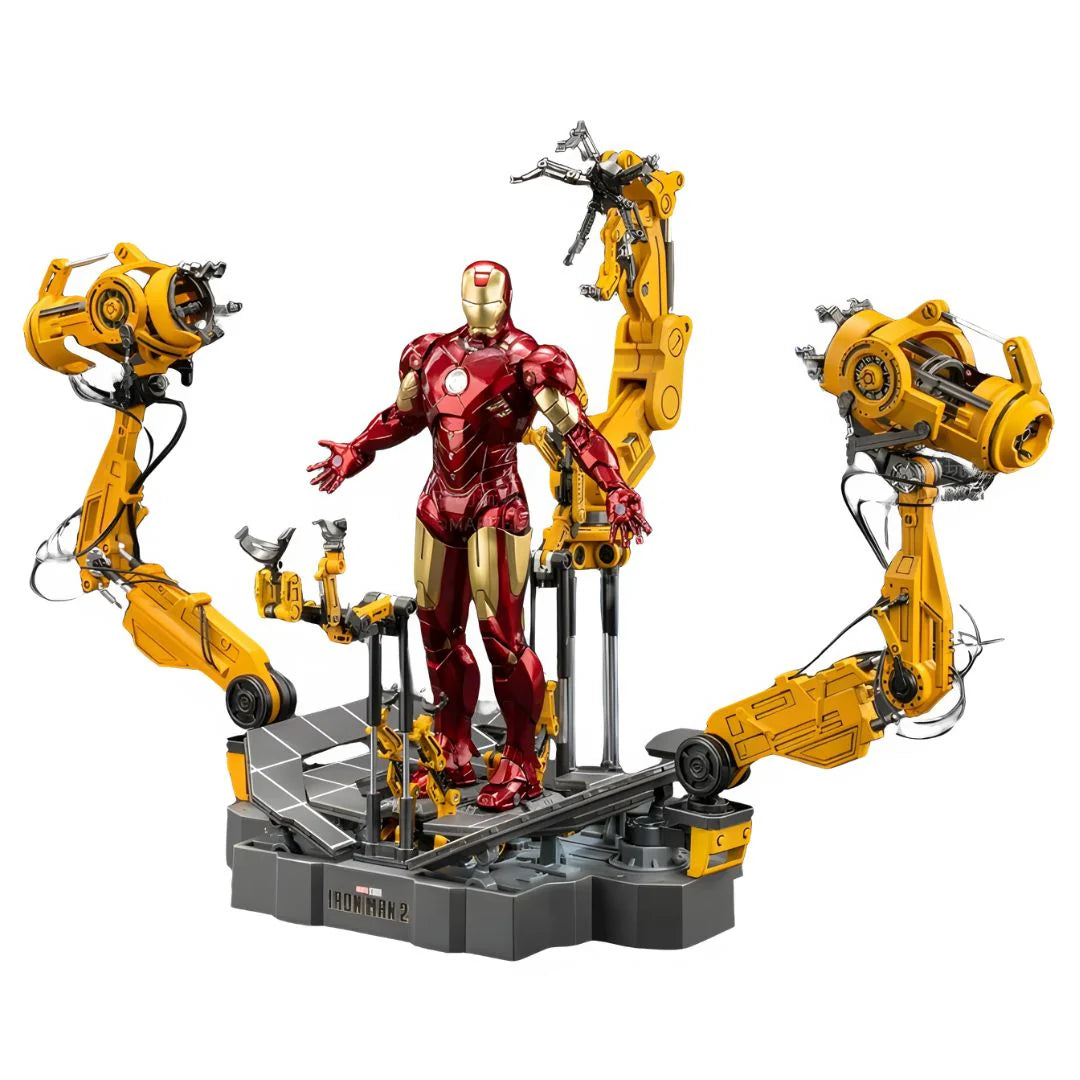 Iron Man Mk4 & Suit-Up Gantry By Zd Toys