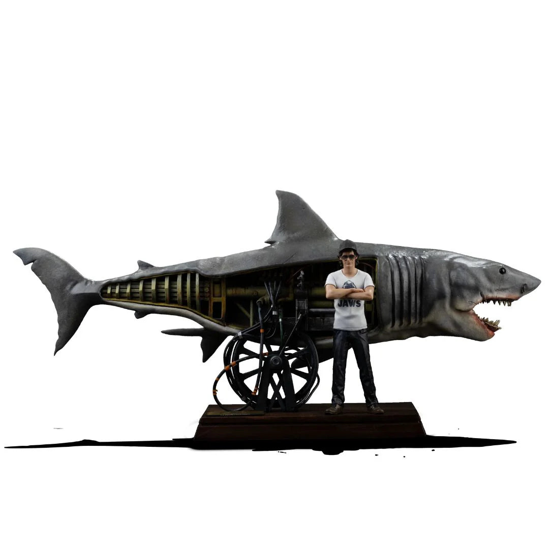 Steven Spielberg & Jaws 50th Anniversary Statue by Iron Studios
