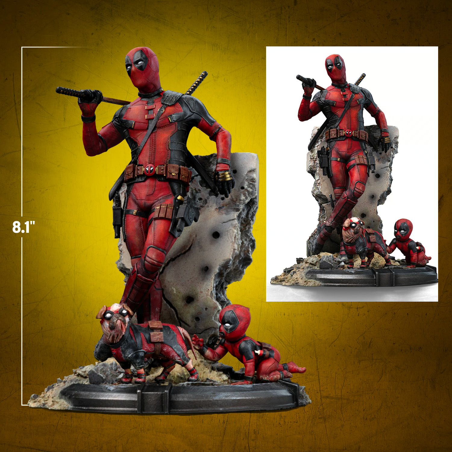 Deadpool - Deadpool & Wolverine Statue By Iron Studios (Copy)