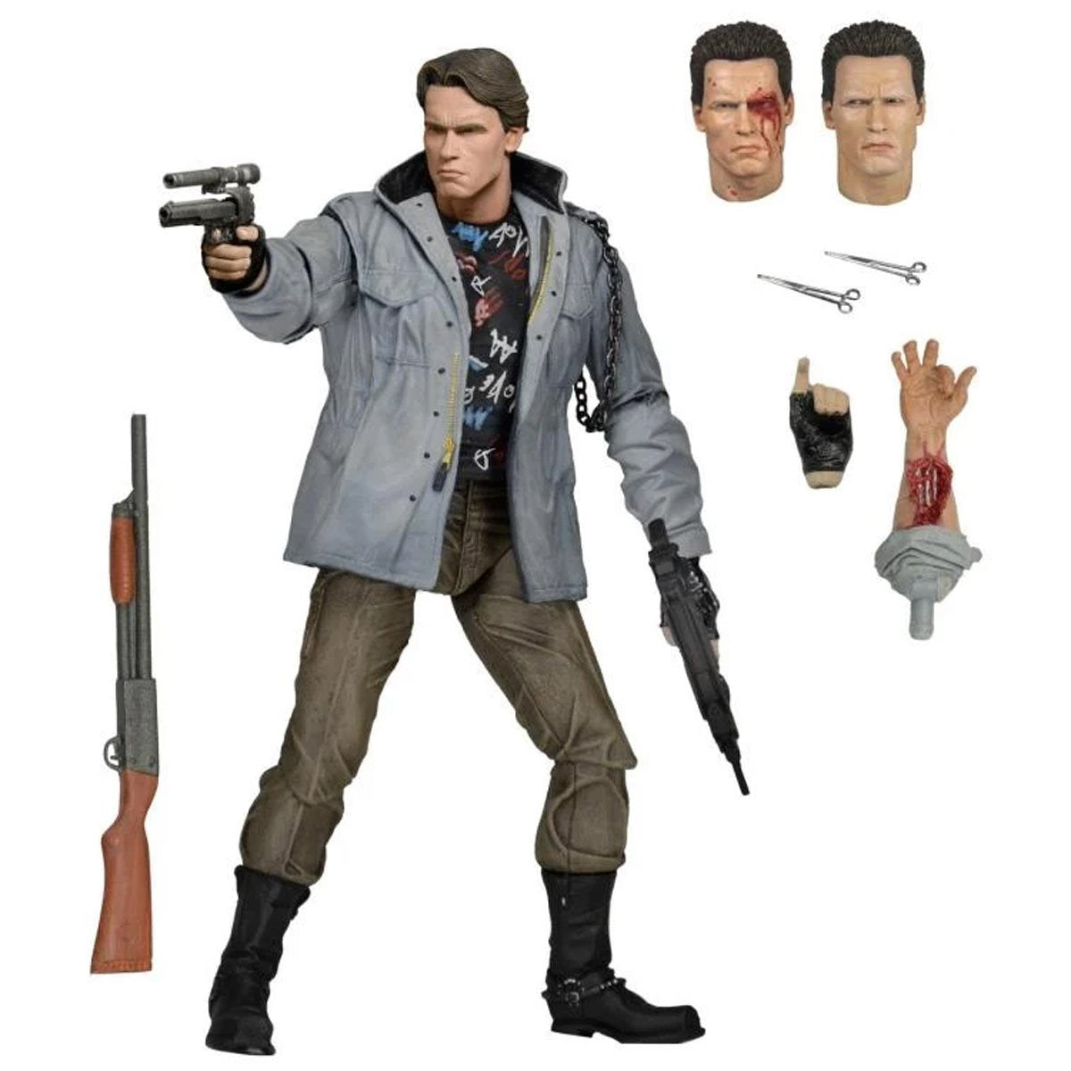 NECA The Terminator T-800 Tech Noir Ultimate Action Figure