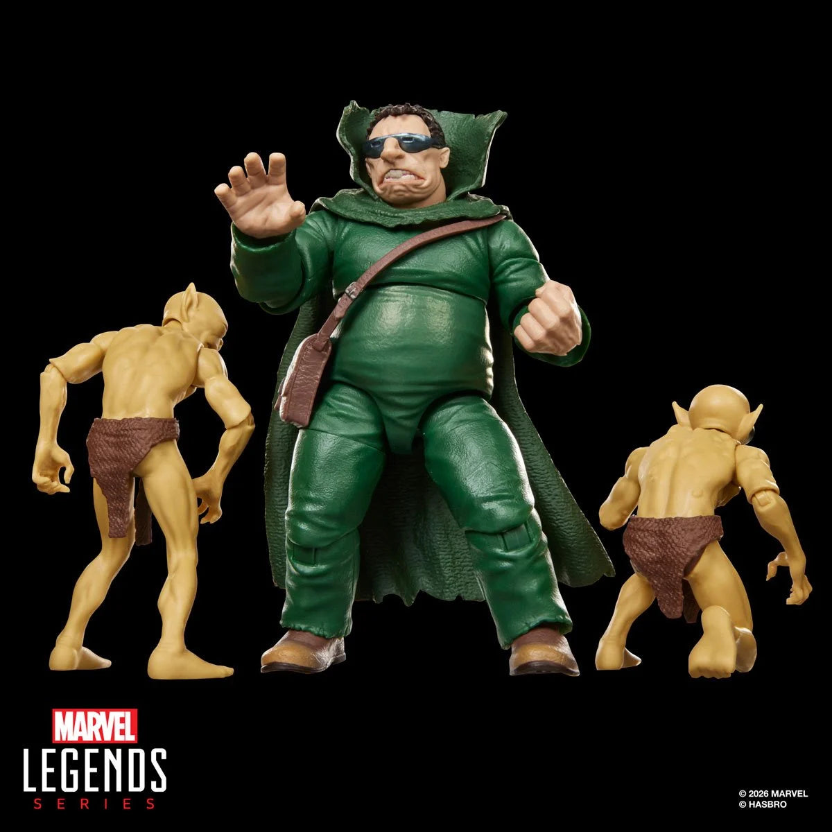 Fantastic Four Marvel Legends Mole Man & Moloids Action Figures