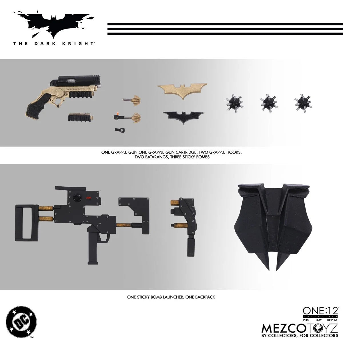 The Dark Knight Batman One:12 Collective Action Figure by Mezco