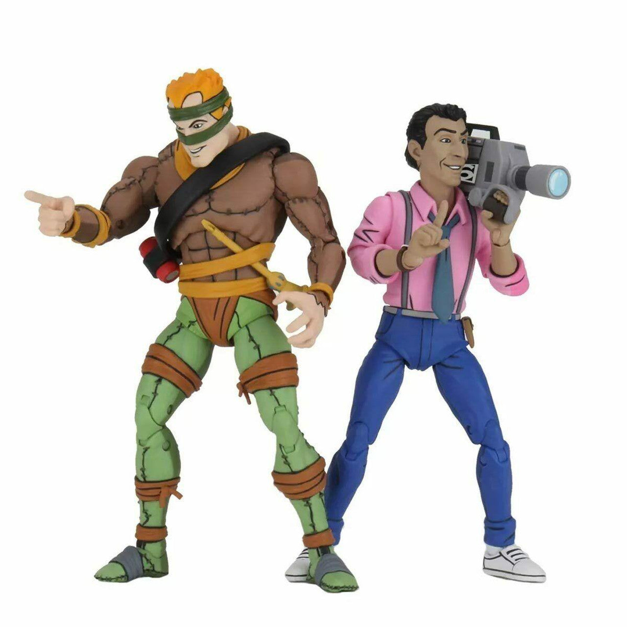 Rat King & Vernon TMNT 2 Pack Action Figures By Neca