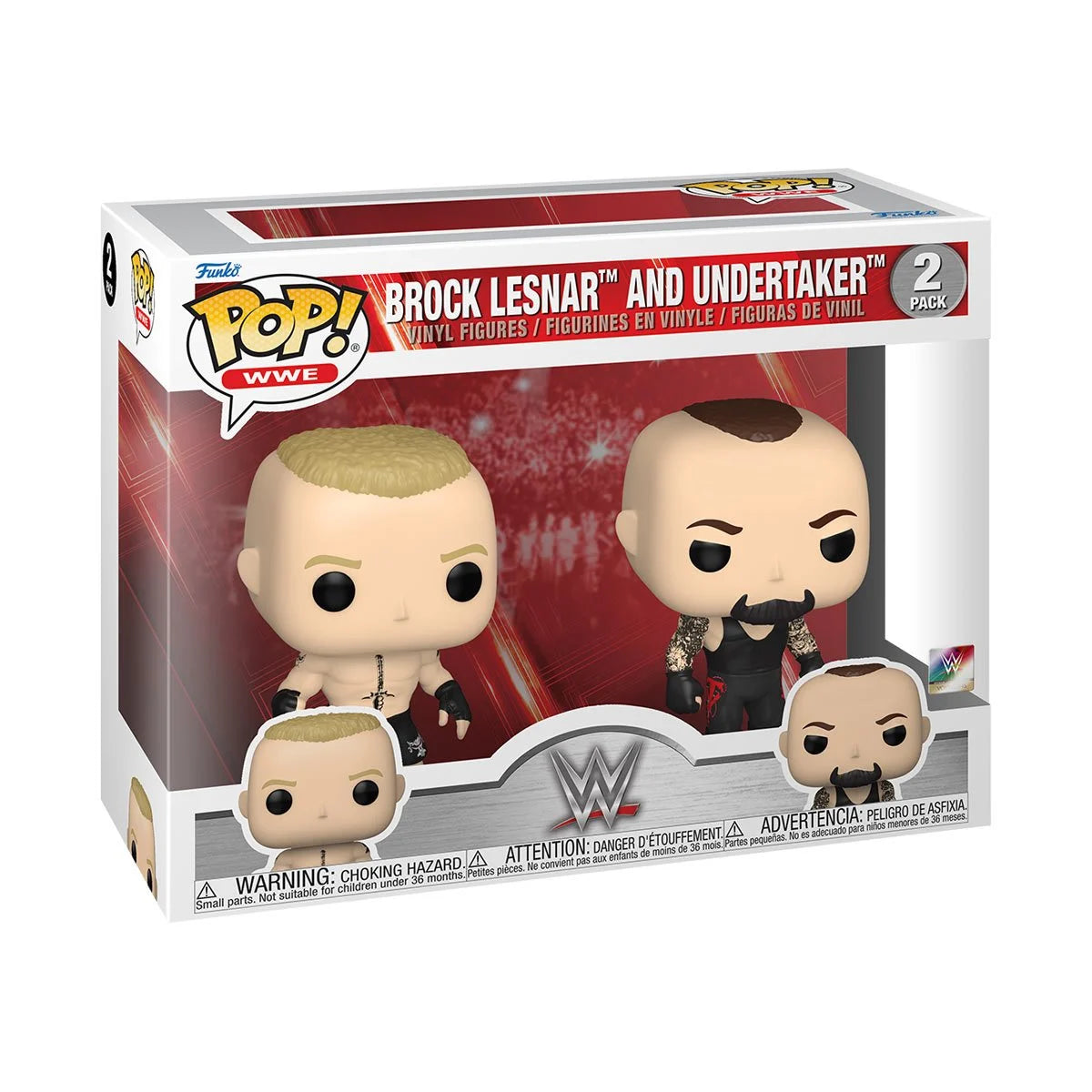 WWE Brock Lesnar and Undertaker Funko Pop! Vinyl Figure 2-Pack