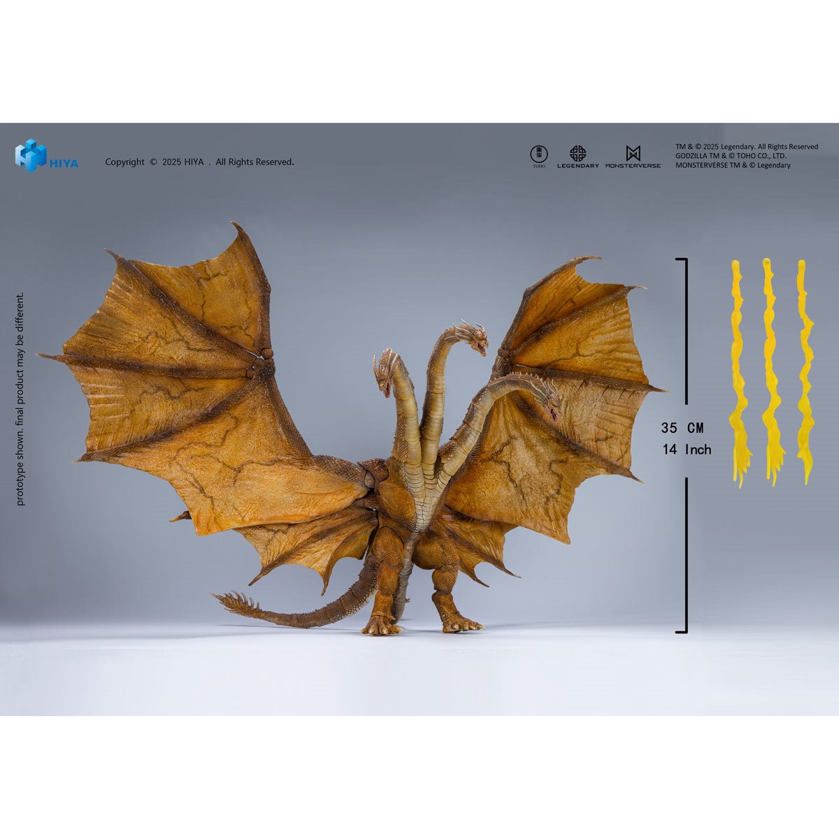 Godzilla: King of the Monsters King Ghidorah 2.0 Exquisite Basic Series Action Figure