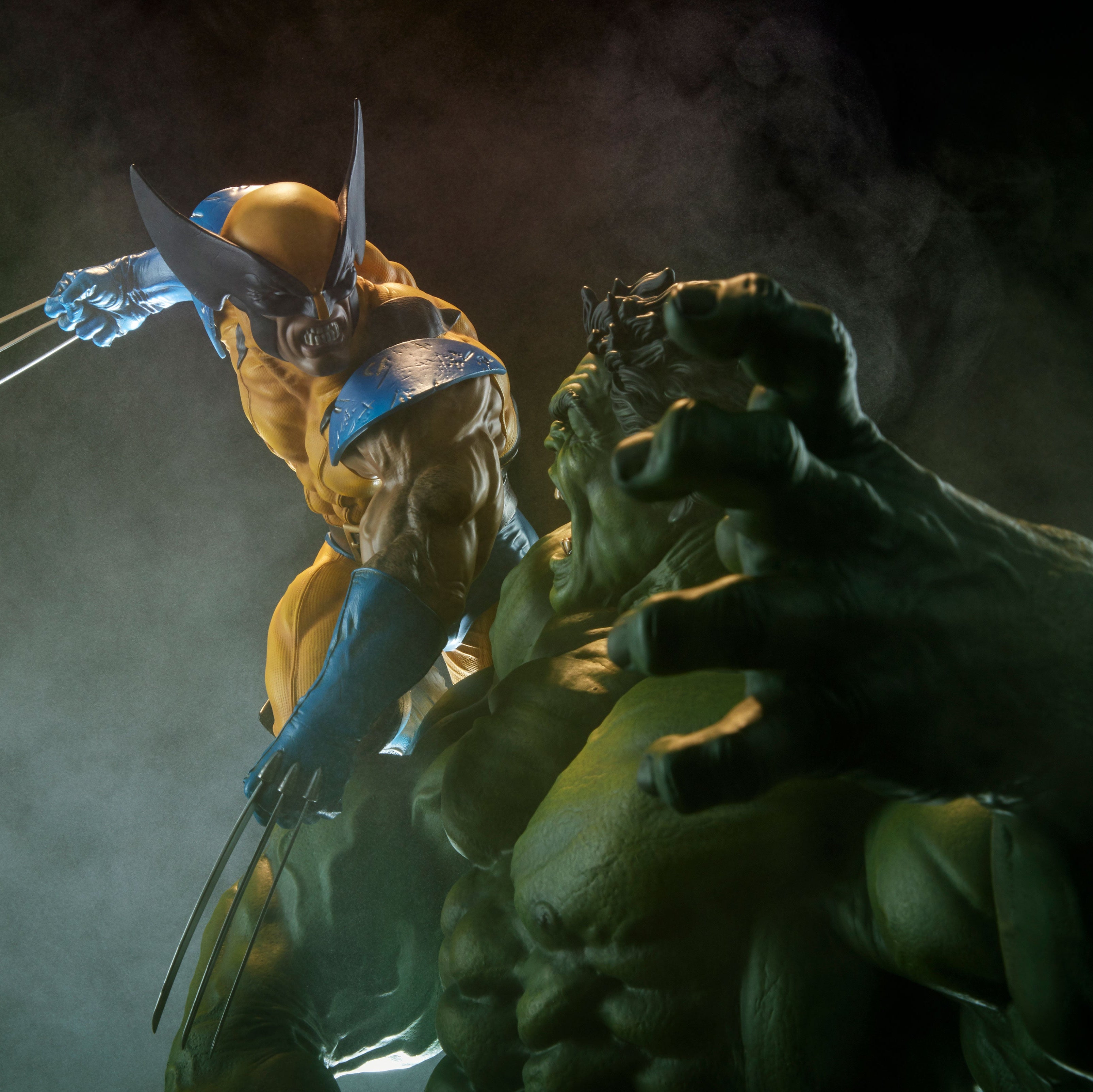 Hulk vs Wolverine Maquette Exclusive By Sideshow Collectibles