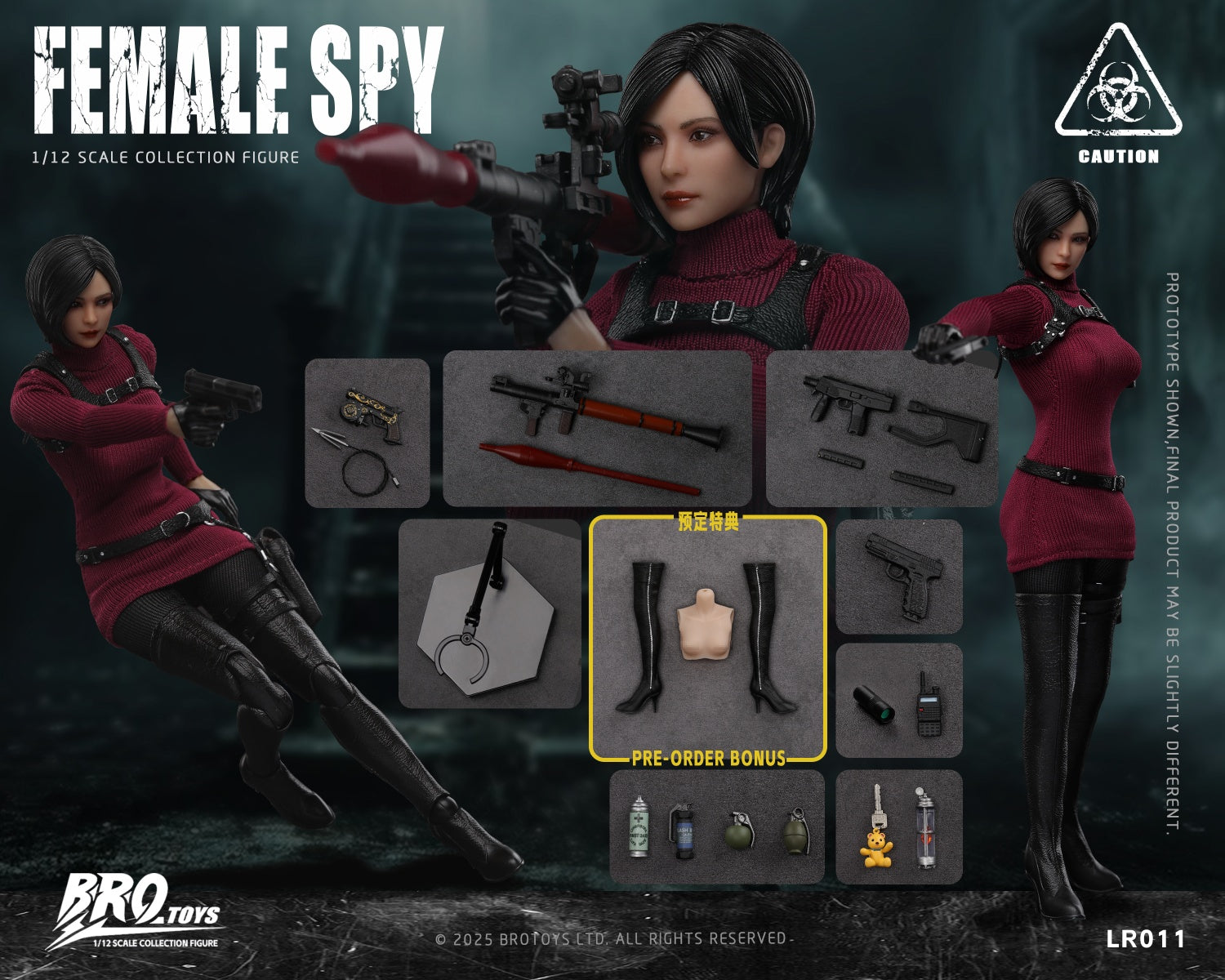 Female Spy Action Figure from BROTOYS