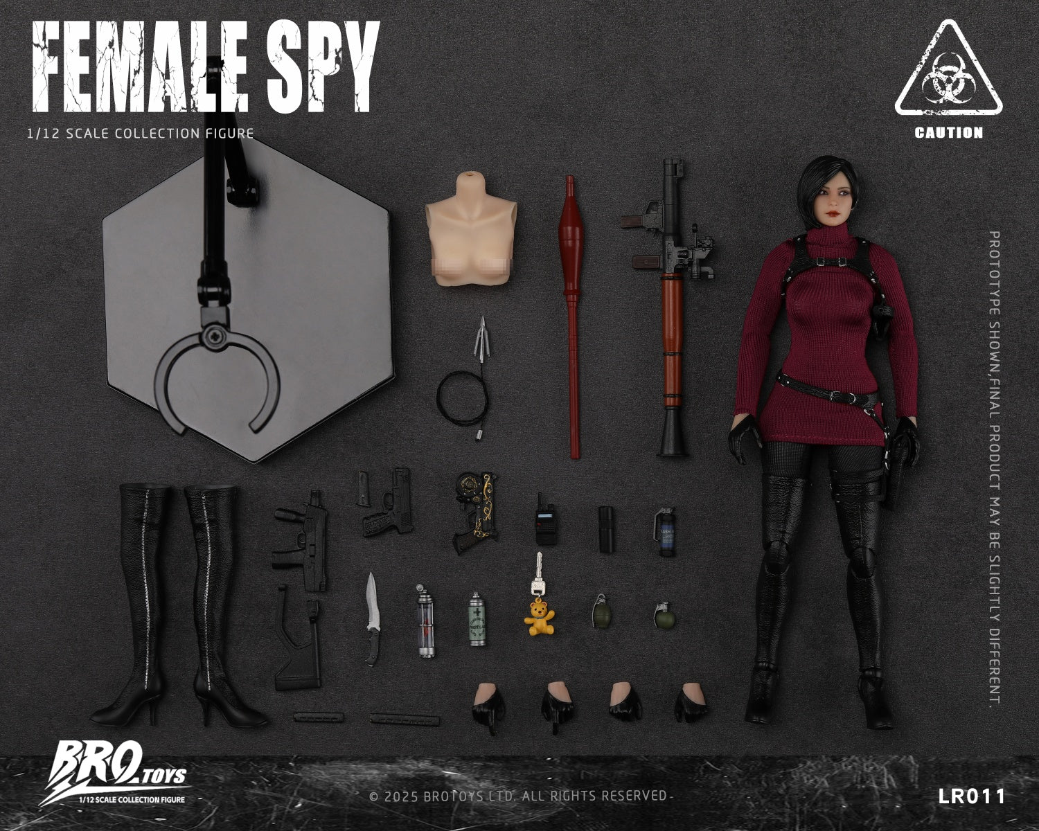 Female Spy Action Figure from BROTOYS
