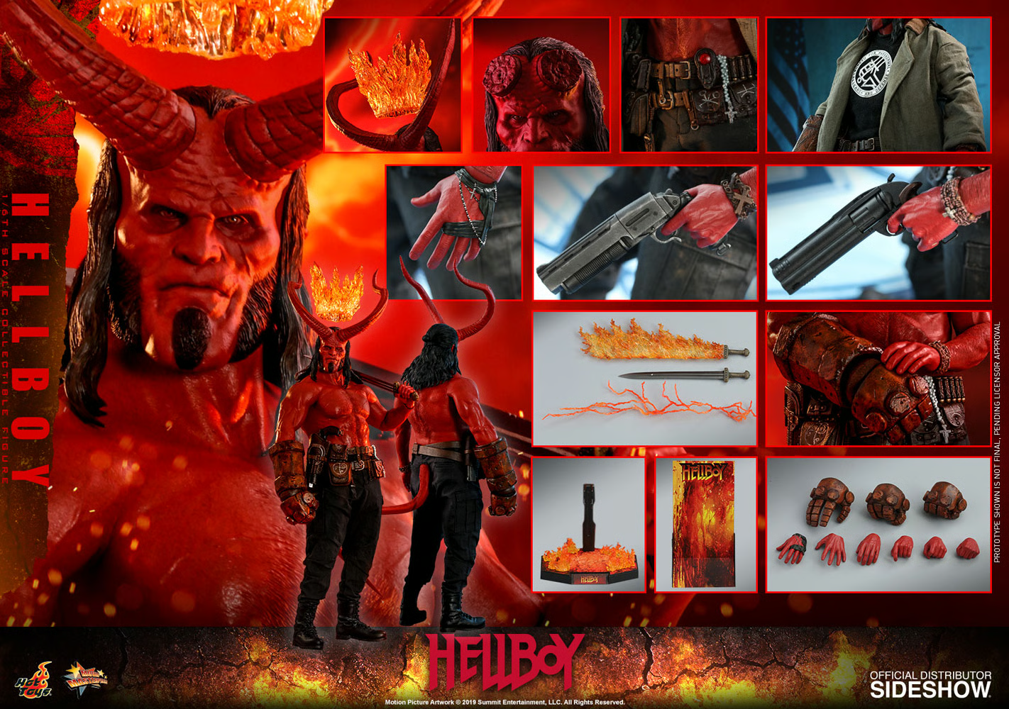Hellboy 2019 Hellboy Figure by Hot Toys