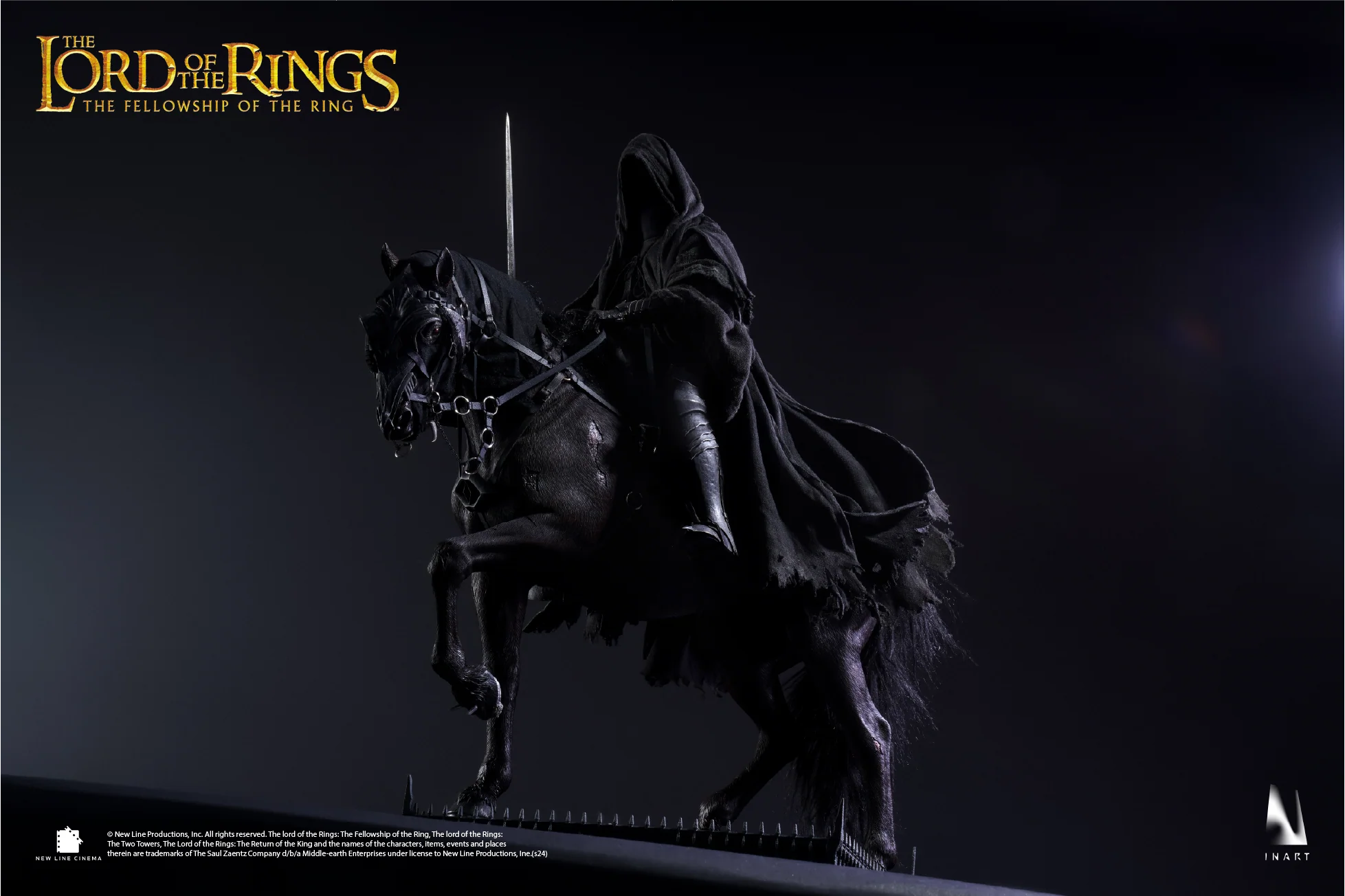 Nazgûl (Ringwraith) Sixth Scale Deluxe Version with Horse Figure