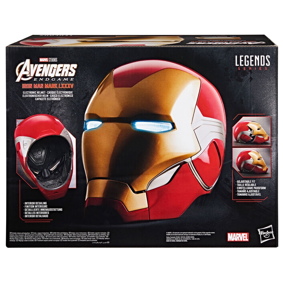 Marvel Legends Iron Man Mark 85 (Endgame) Premium Roleplay Helmet Prop Replica