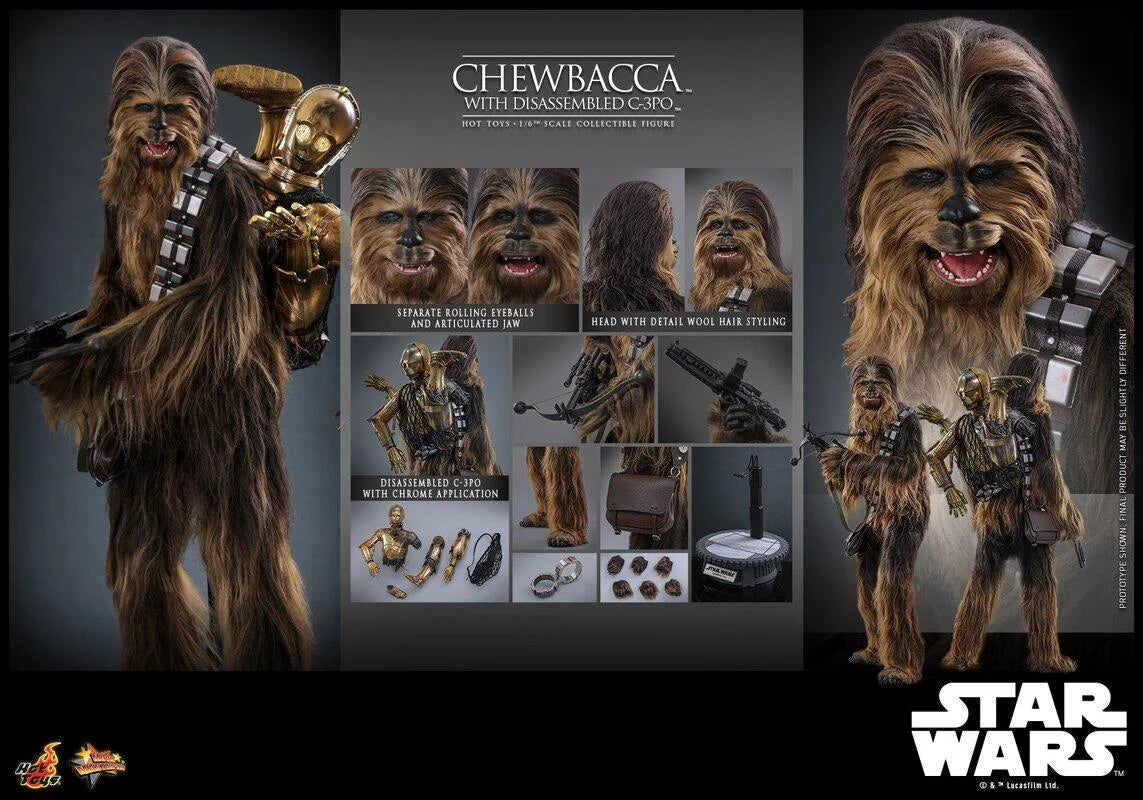 Chewbacca™ with Disassembled C-3PO™ By Hot Toys