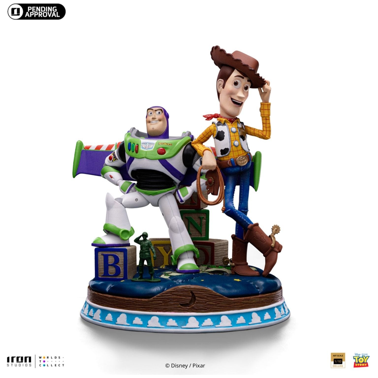 Buzz & Woody (Toy Story) Deluxe 1/10 Statue by Iron Studios