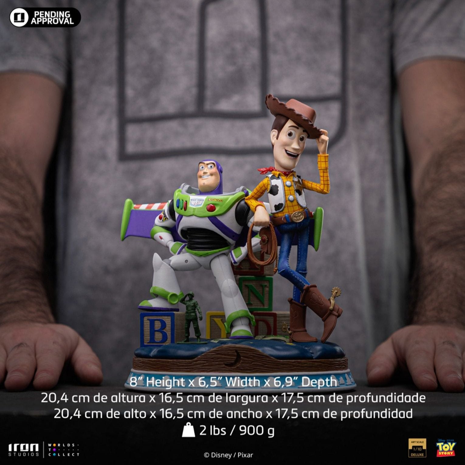 Buzz & Woody (Toy Story) Deluxe 1/10 Statue by Iron Studios