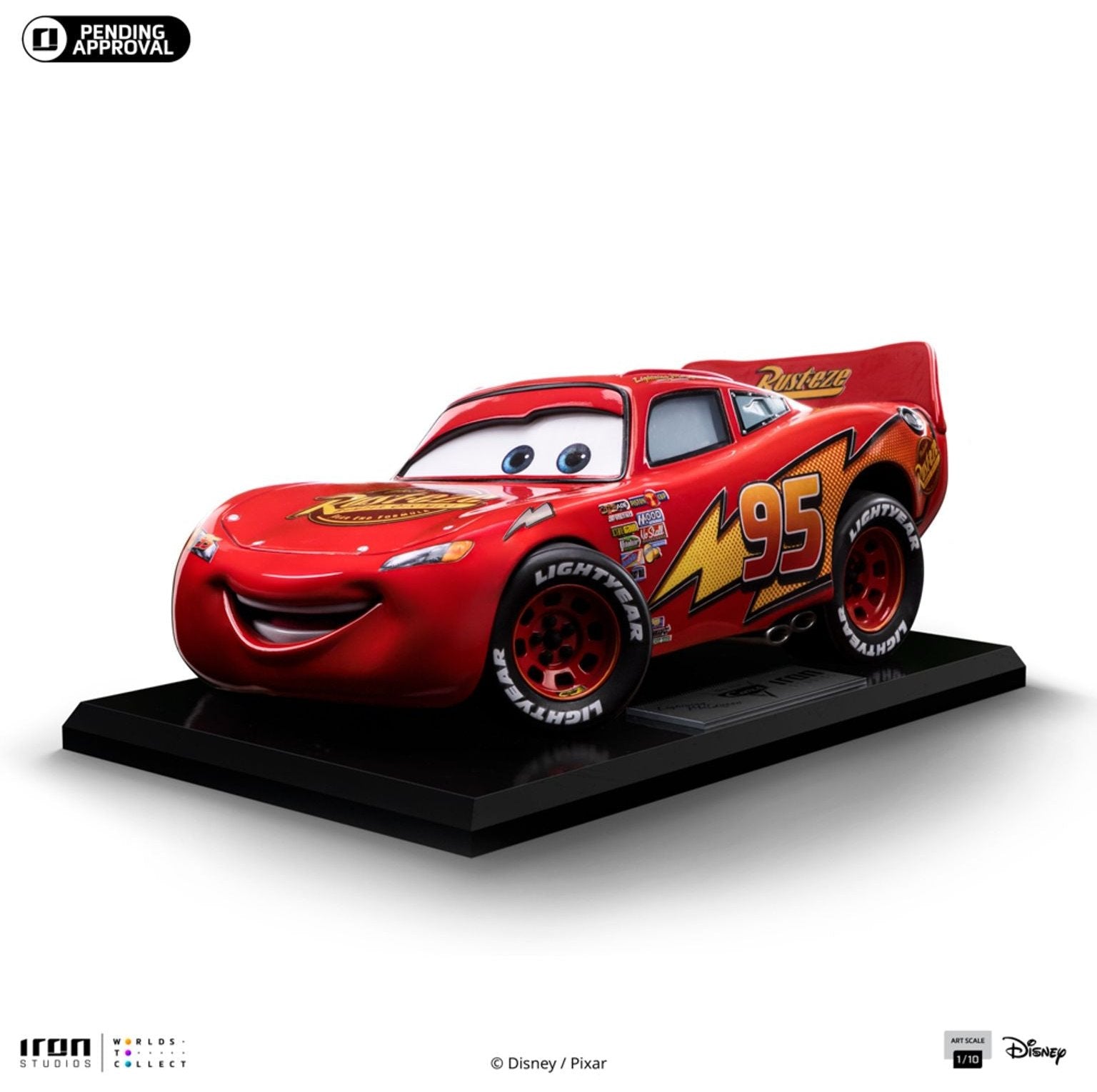 Disney Cars - Lightning McQueen 1/10 Statue by Iron Studios